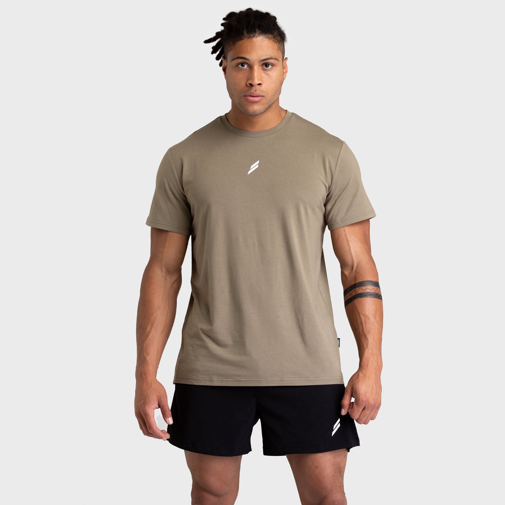 Mark Regular Fit Tee - Olive sold by DOYOUEVEN