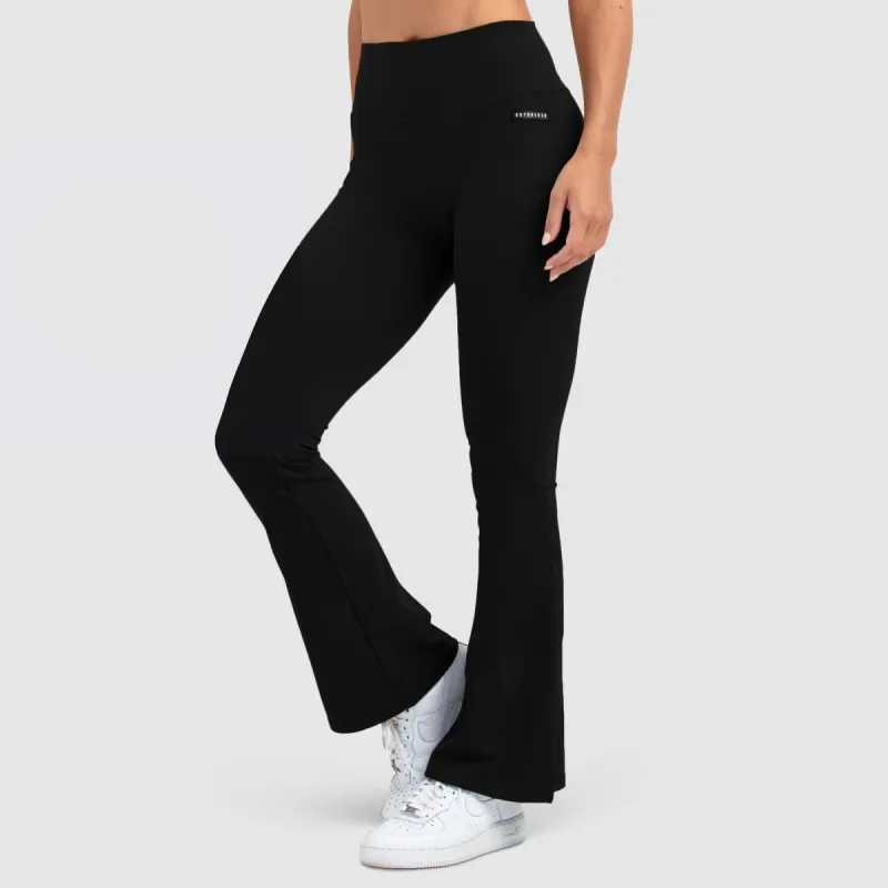 MotionSoft Flared Leggings - Black sold by DOYOUEVEN