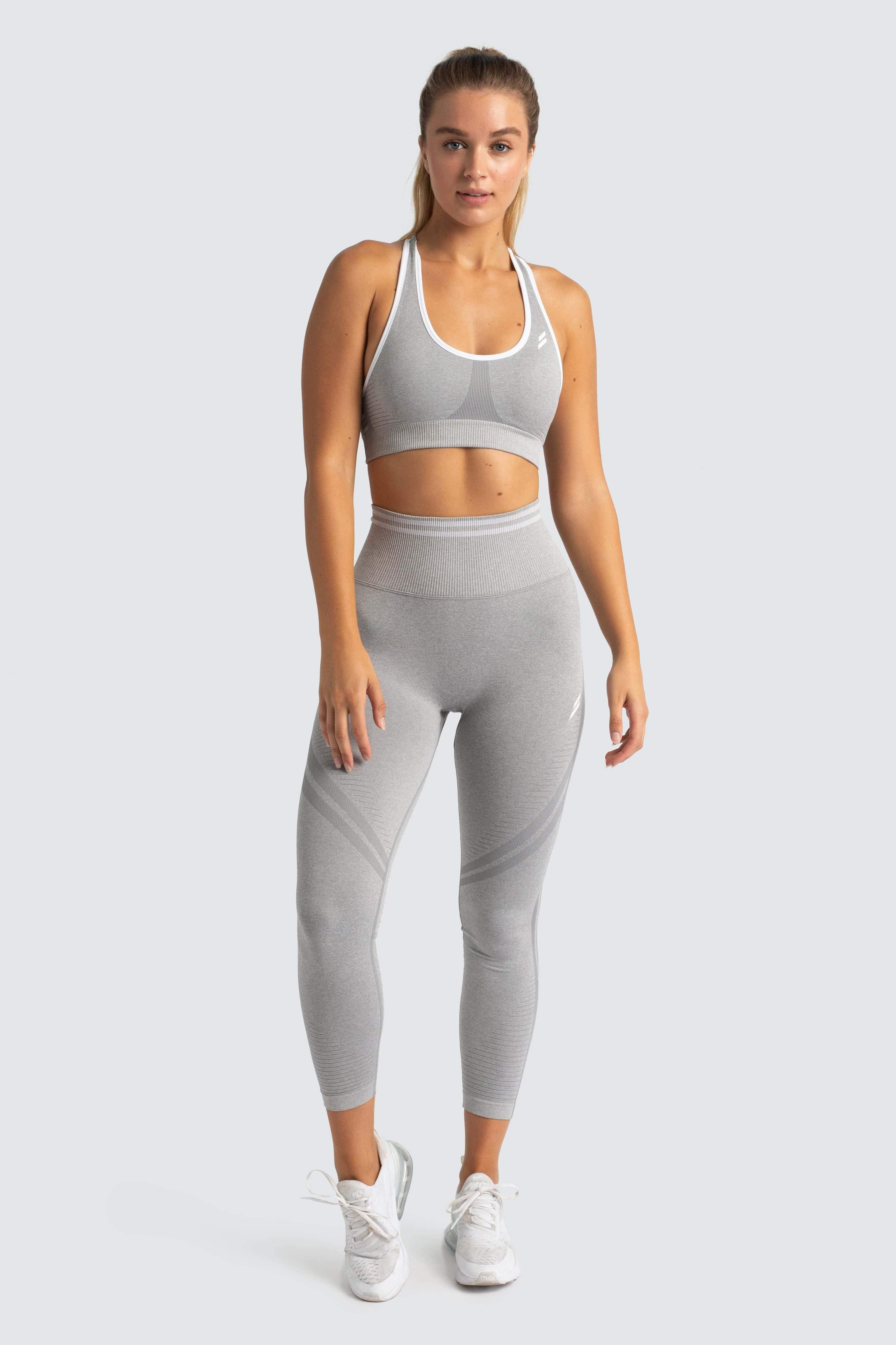 DYE Scrunch Seamless Leggings - Grey Marl sold by DOYOUEVEN product image thumbnail 3