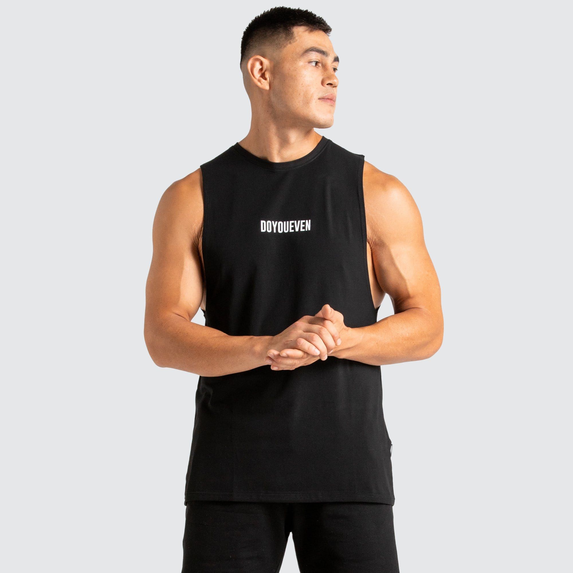 Origin Muscle Tank - Black sold by DOYOUEVEN
