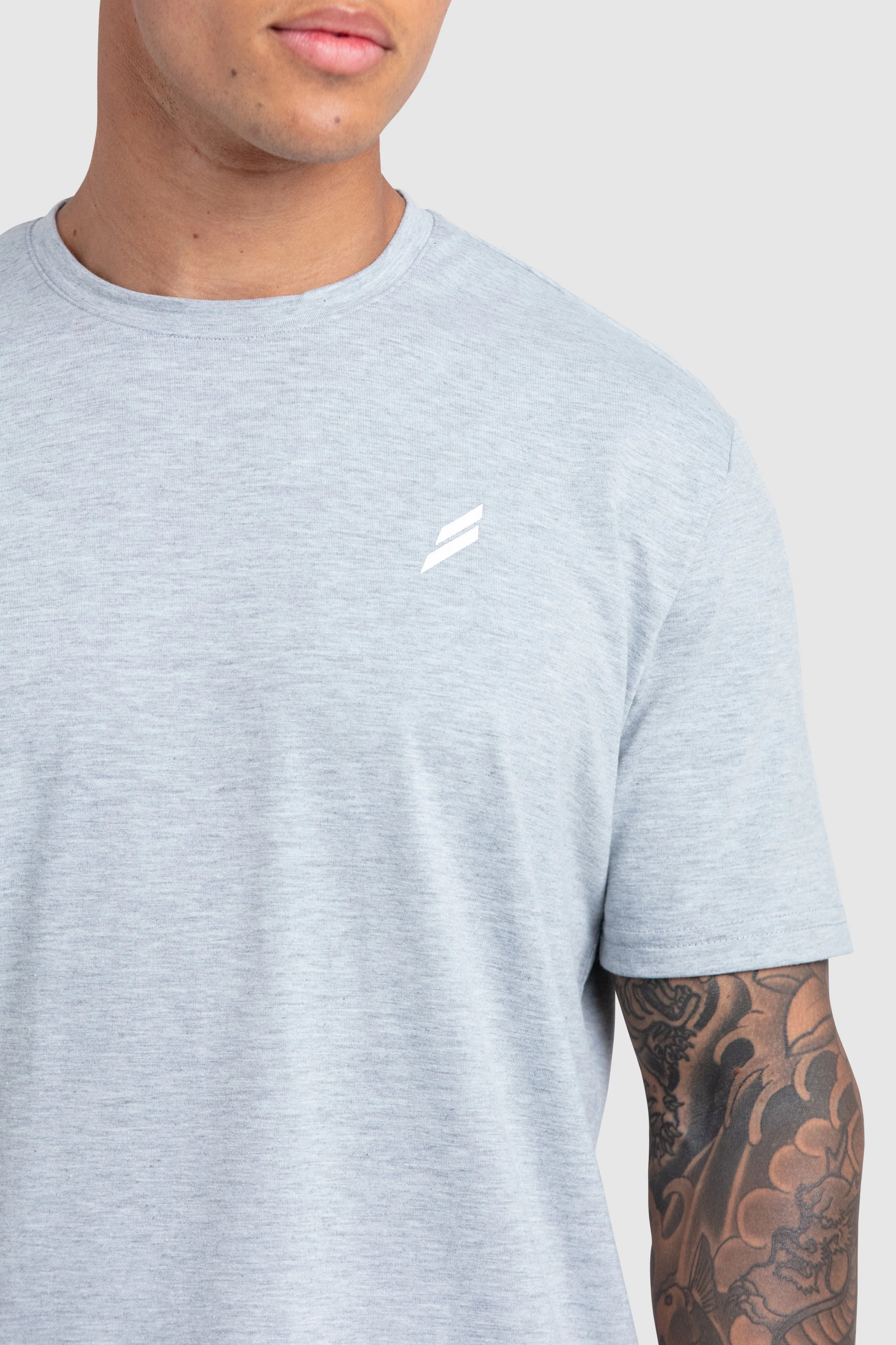 Essential Regular Fit Tee - Grey Marl sold by DOYOUEVEN product image thumbnail 3