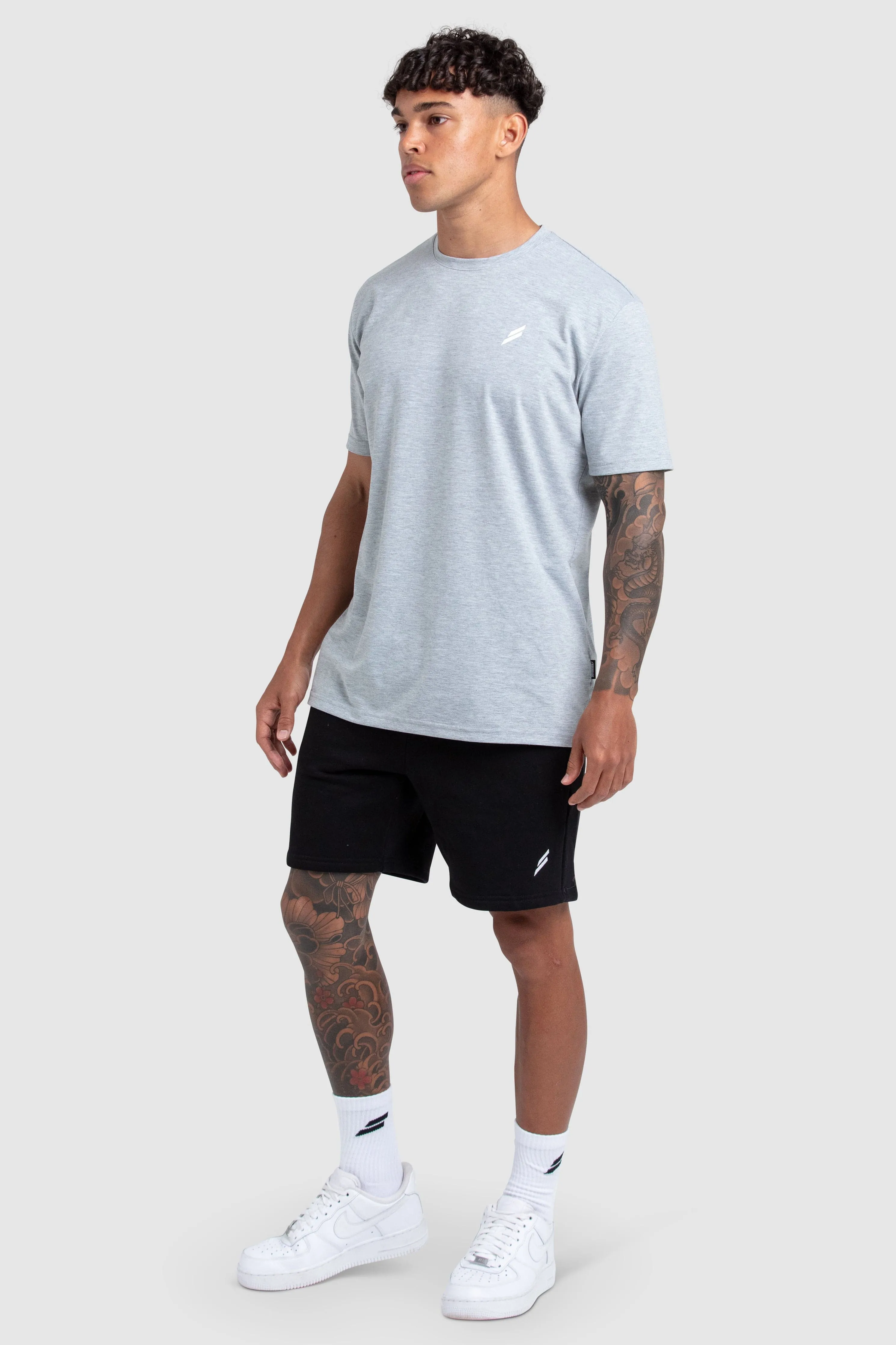 Essential Regular Fit Tee - Grey Marl sold by DOYOUEVEN product image thumbnail 4