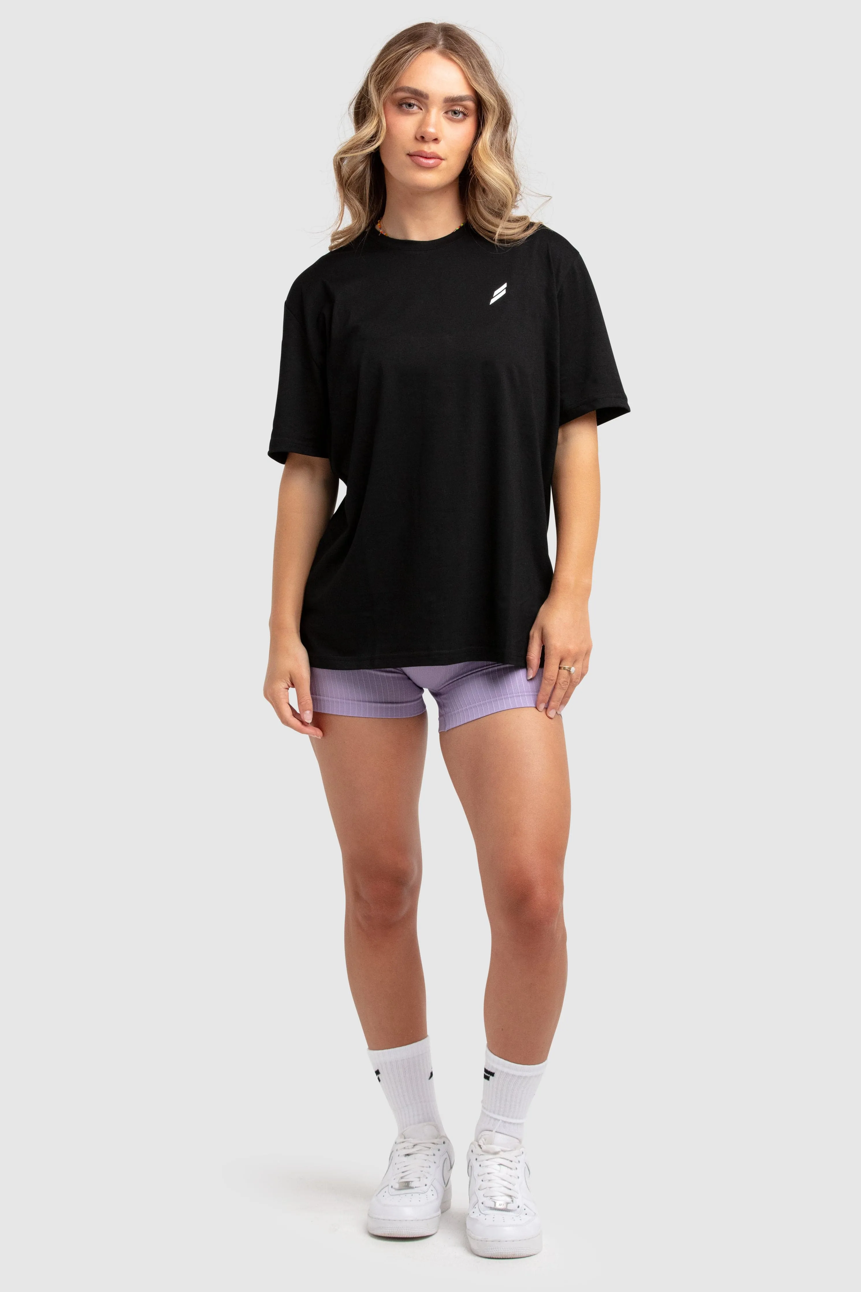 Women's Essential Oversize Tee - Black sold by DOYOUEVEN product image thumbnail 4