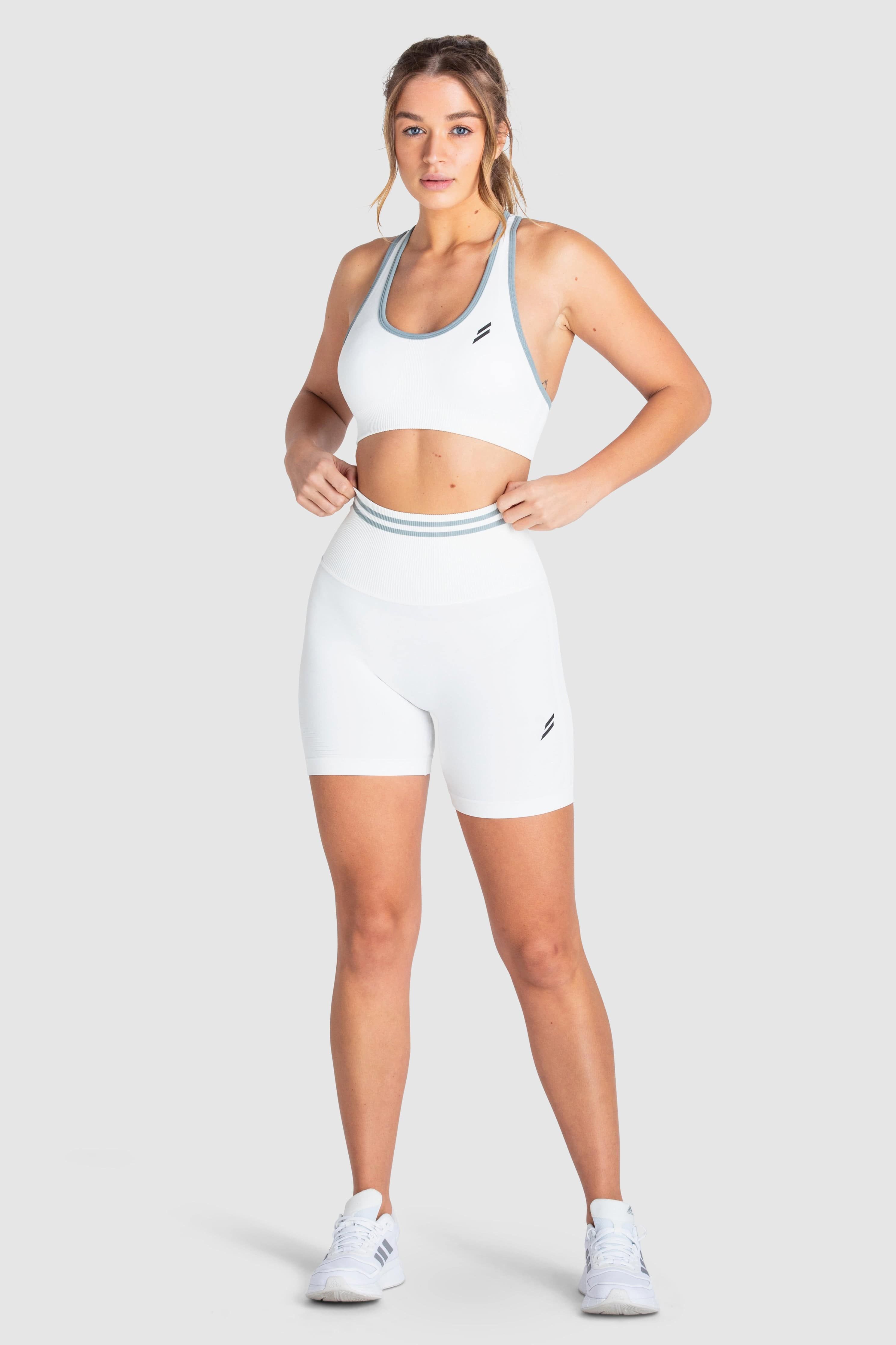 DYE Scrunch Seamless Shorts - Bright White sold by DOYOUEVEN product image thumbnail 3