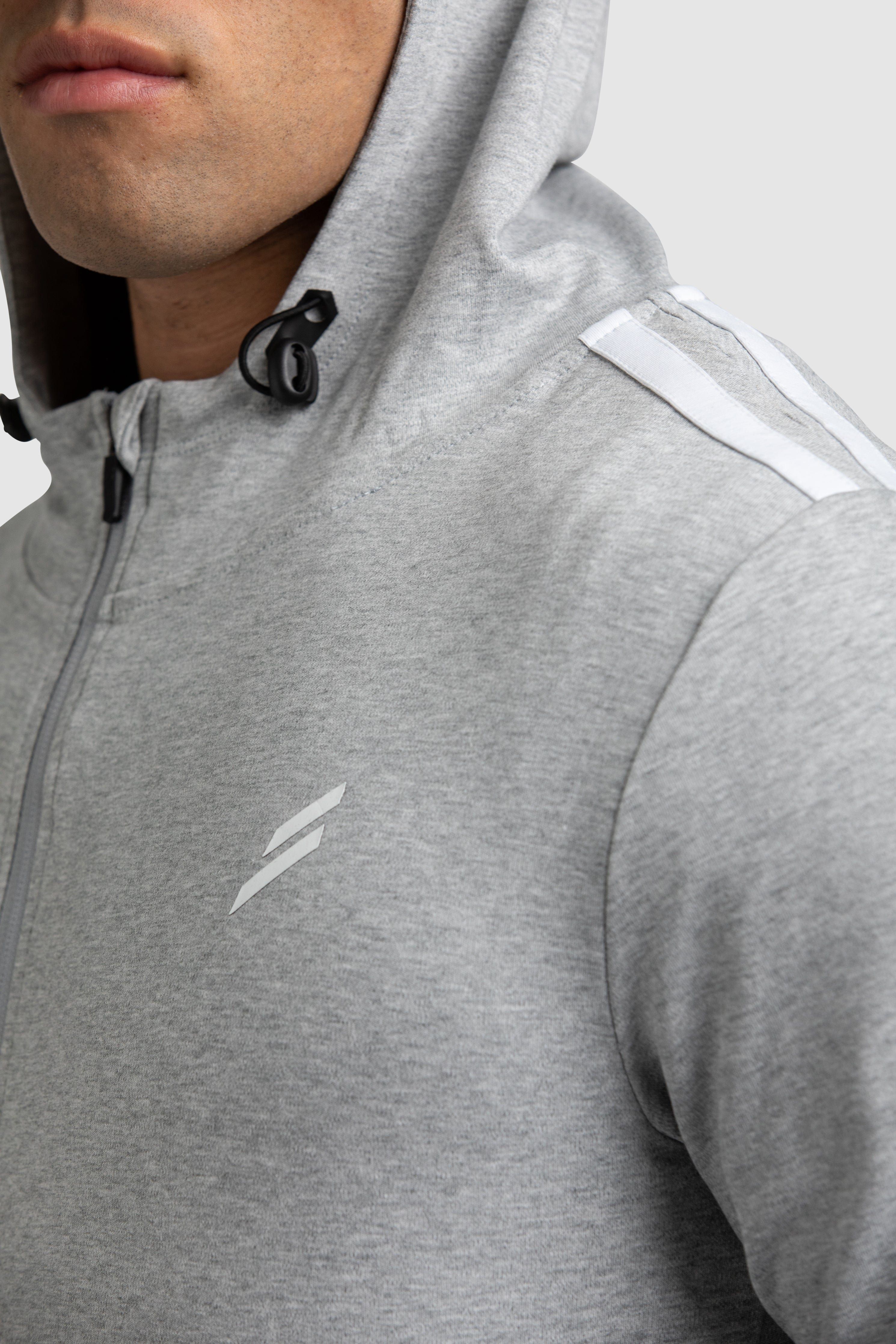 Dual Stripe Hoodie - Grey sold by DOYOUEVEN product image thumbnail 5