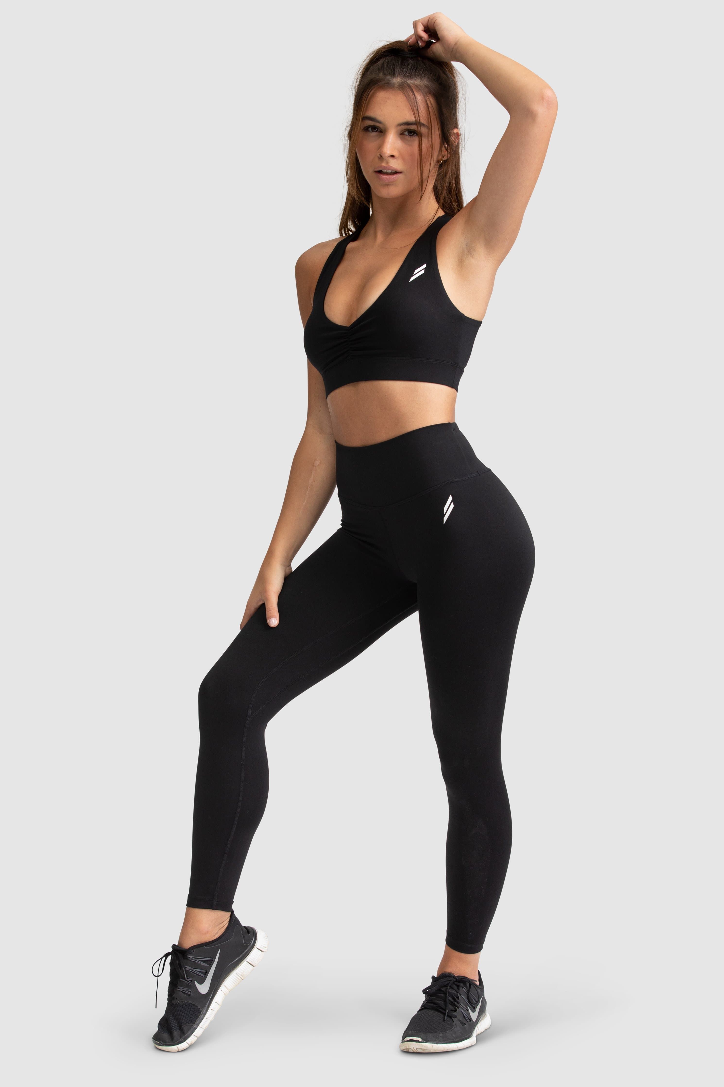 Evoke Scrunch Crop - Black sold by DOYOUEVEN product image thumbnail 2