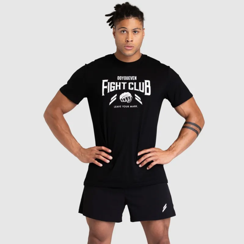 Fight Club Regular Fit Tee - Black made by DOYOUEVEN