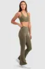 MotionSoft Flared Leggings - Deep Khaki sold by DOYOUEVEN