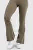 MotionSoft Flared Leggings - Deep Khaki sold by DOYOUEVEN