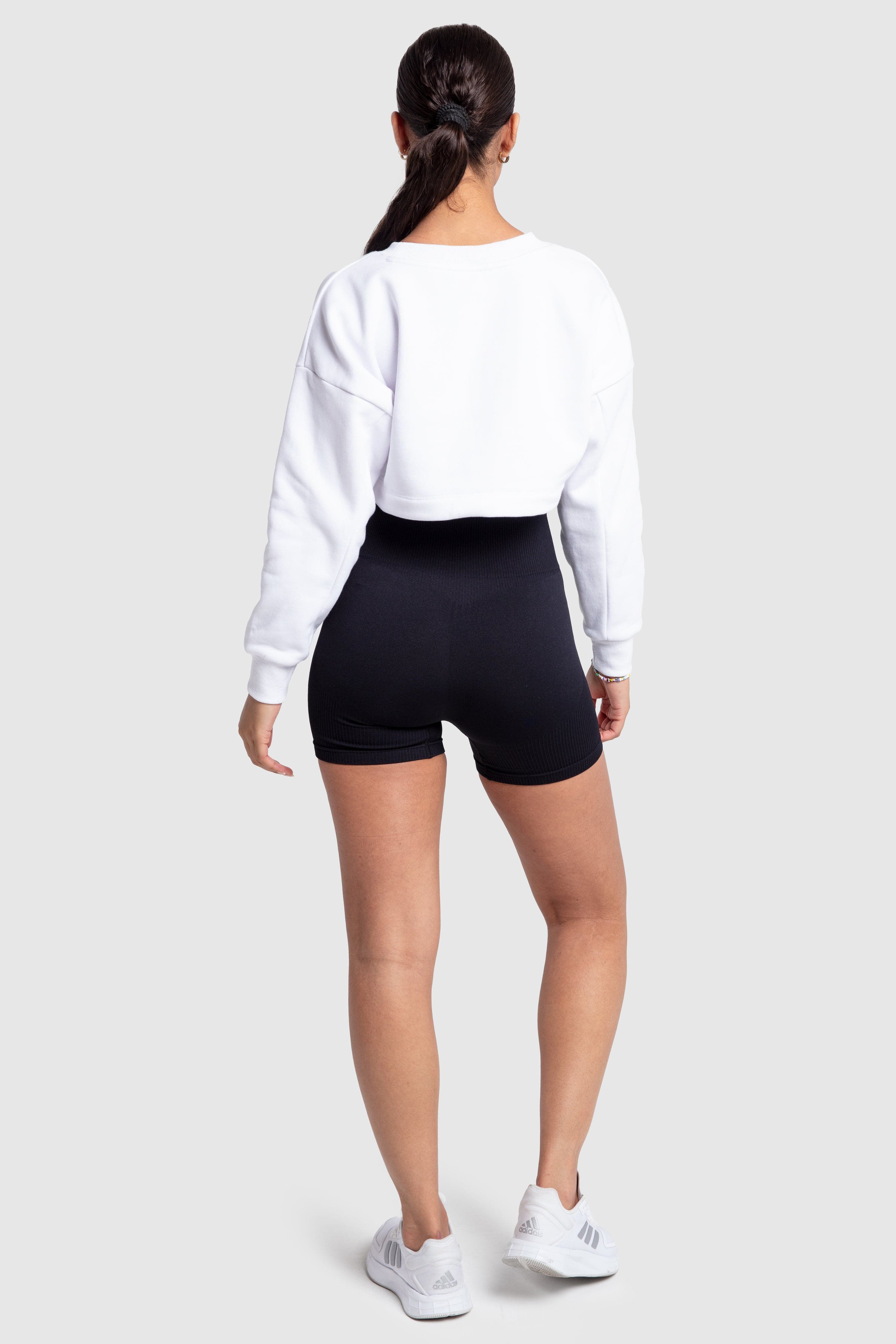 Everyday Cropped Jumper - White sold by DOYOUEVEN product image thumbnail 4