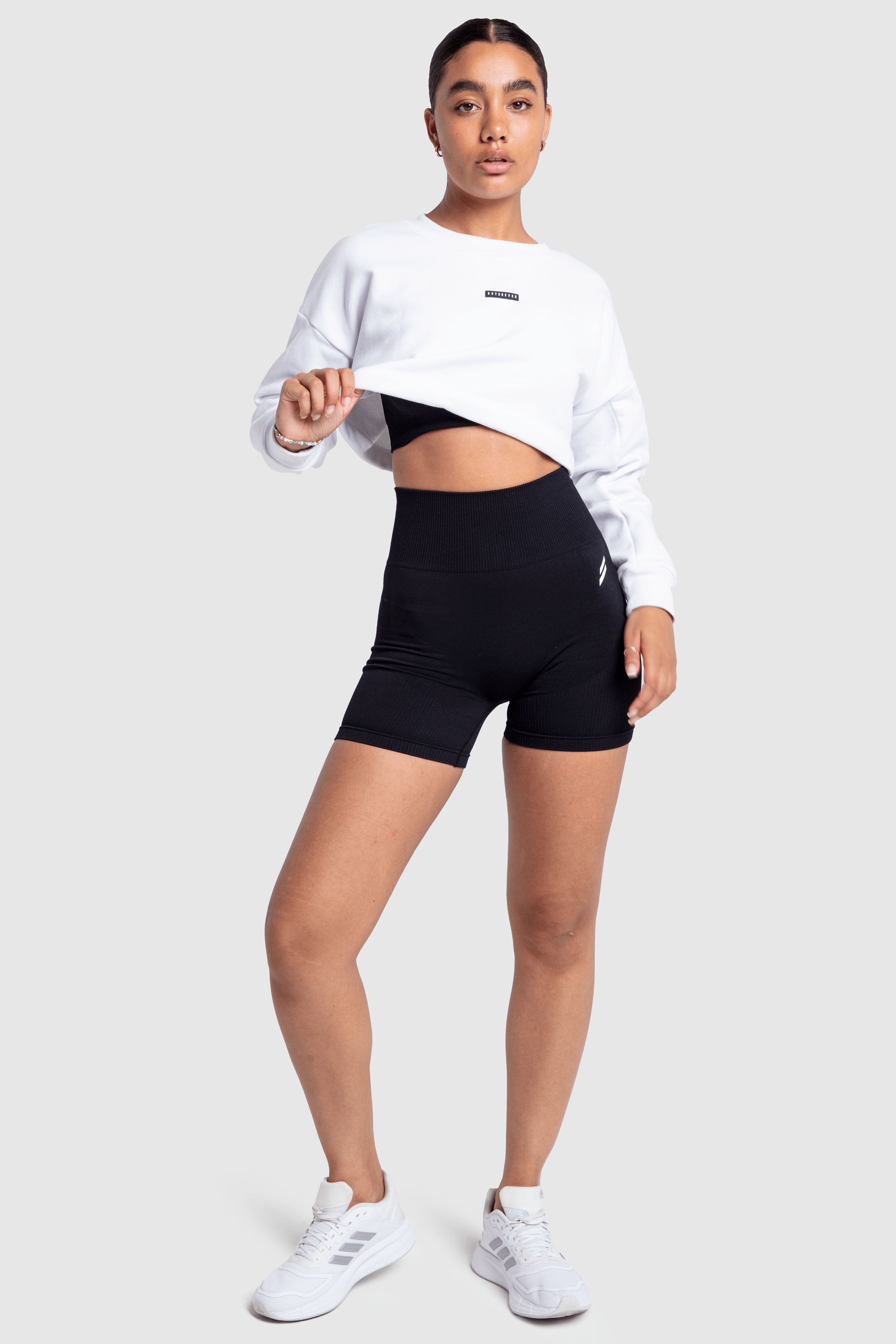 Everyday Cropped Jumper - White sold by DOYOUEVEN product image thumbnail 2