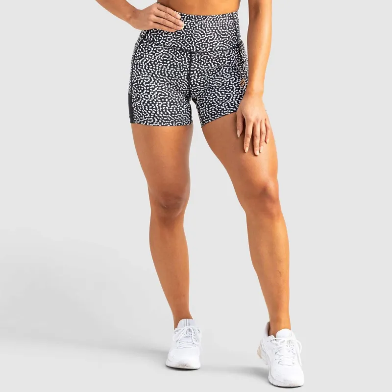 Breeze Mesh Shorts - Black Speckle sold by DOYOUEVEN