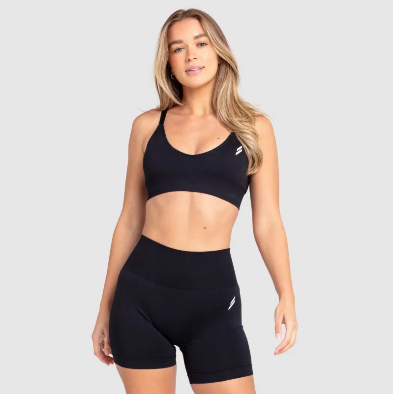 Scrunch 2 Seamless Crop - Black sold by DOYOUEVEN