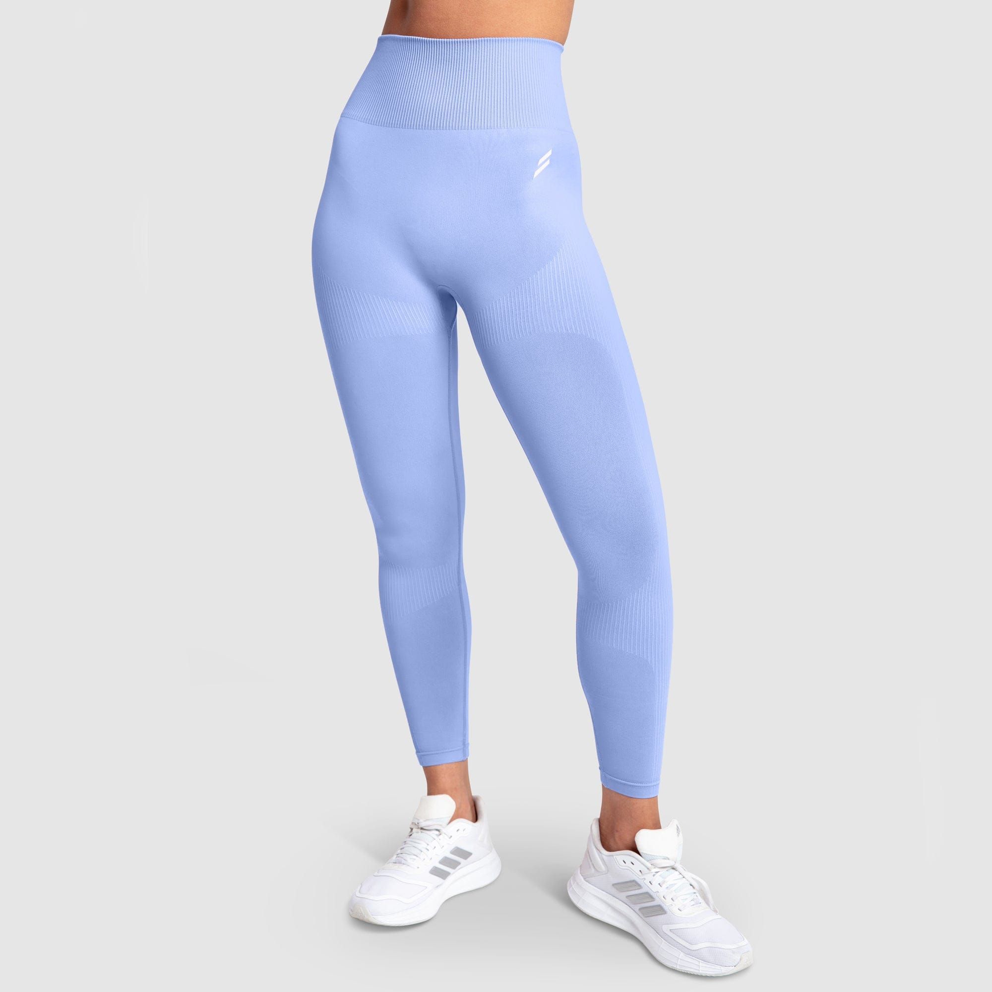 Impact Solid Leggings - Baby Blue sold by DOYOUEVEN