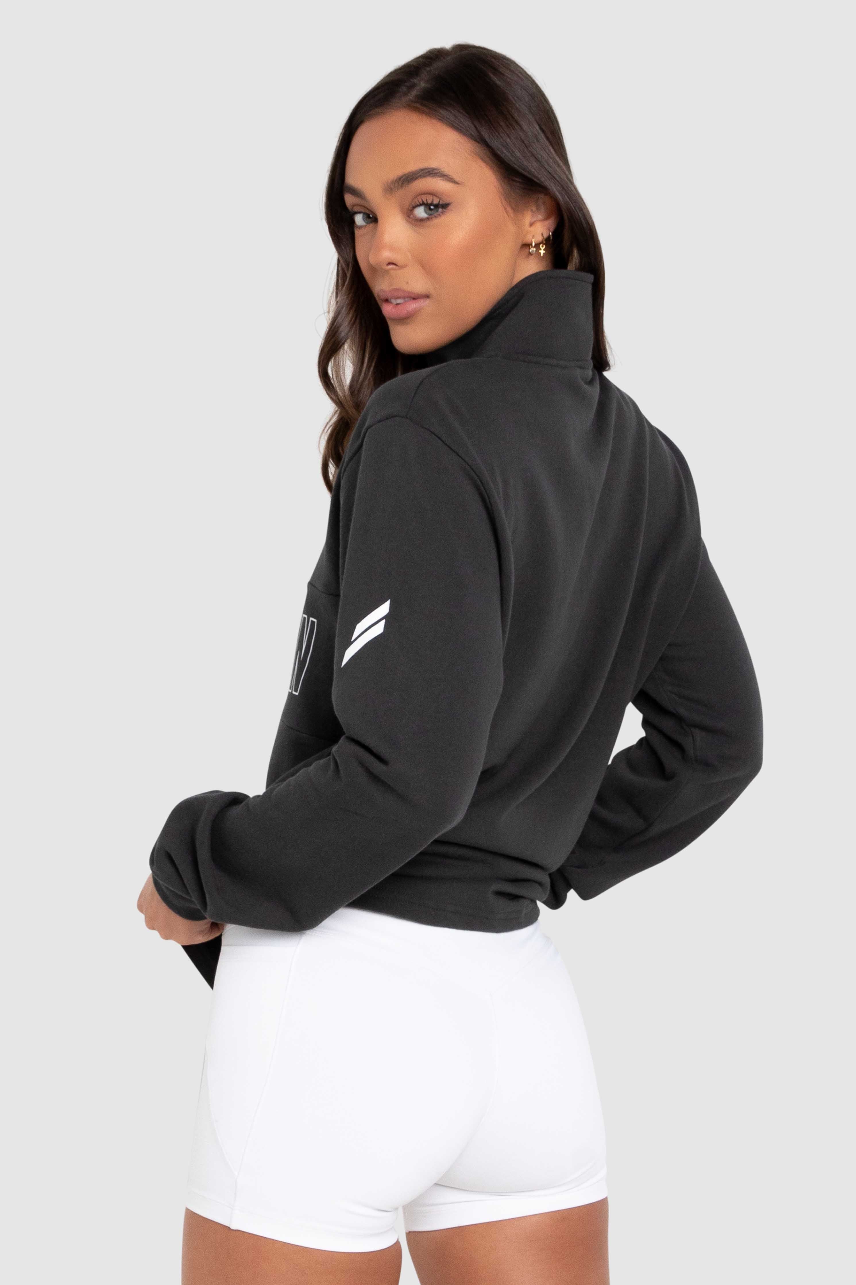 Essential ¼ Zip Jumper - Charcoal sold by DOYOUEVEN product image thumbnail 4