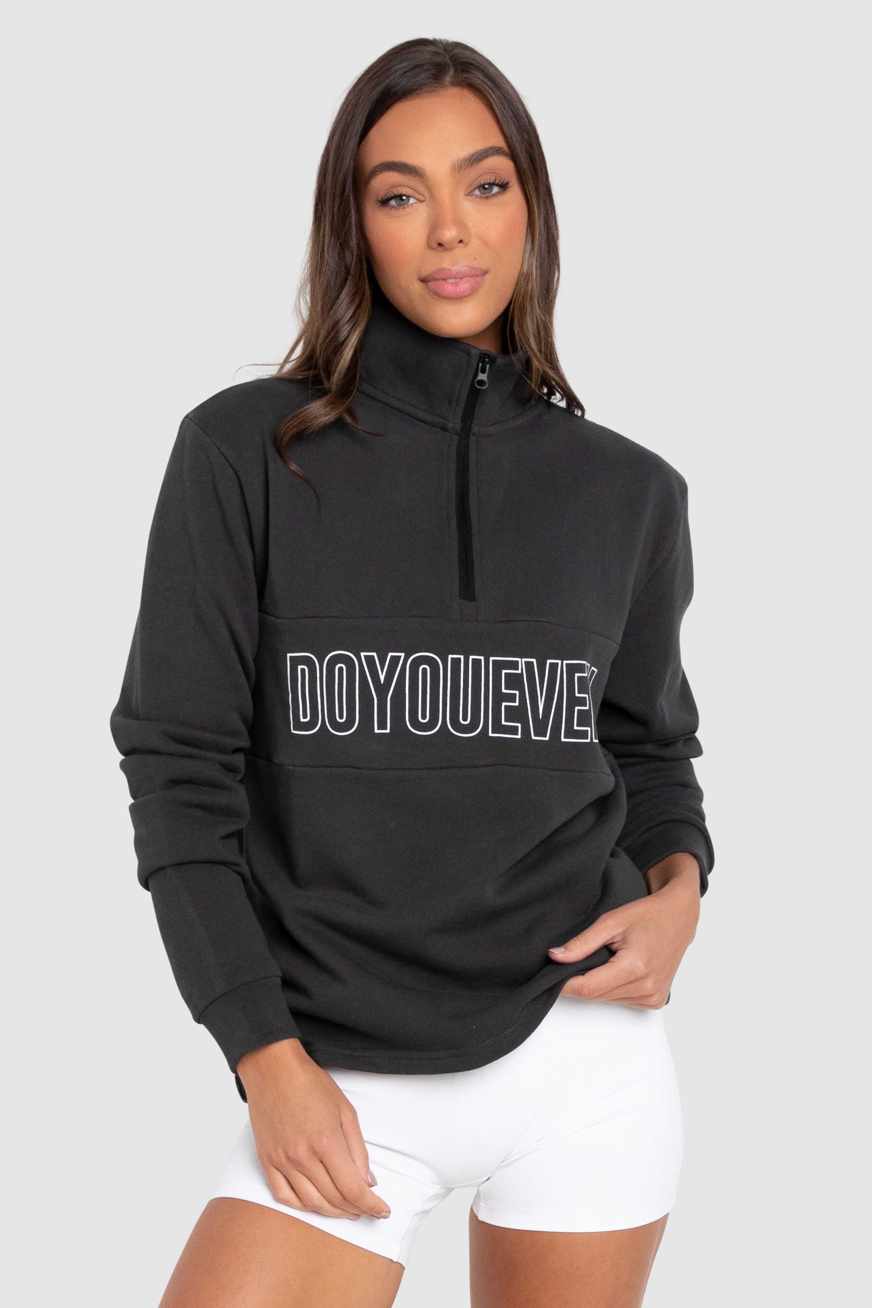 Essential ¼ Zip Jumper - Charcoal sold by DOYOUEVEN product image thumbnail 6