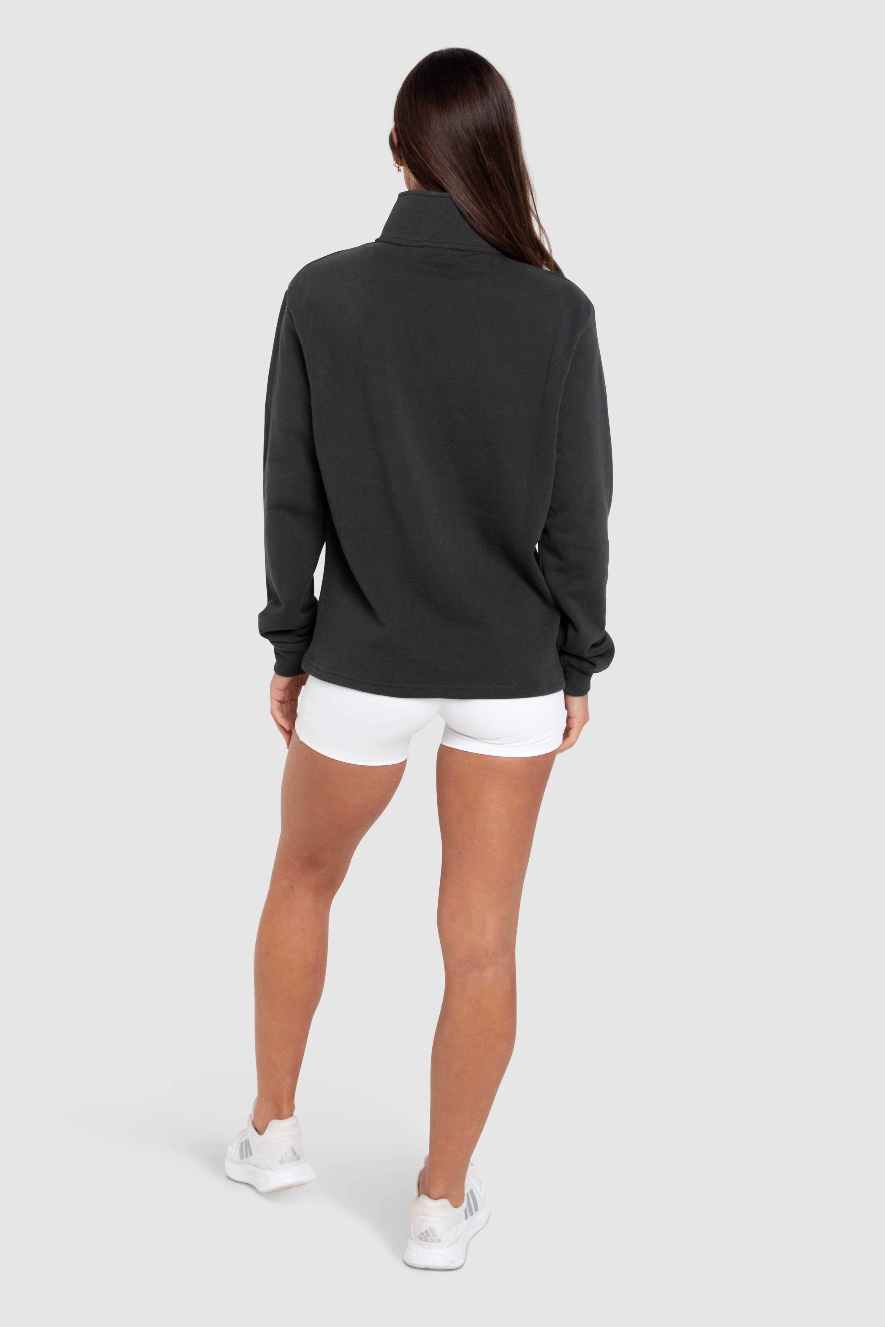 Essential ¼ Zip Jumper - Charcoal sold by DOYOUEVEN product image thumbnail 5