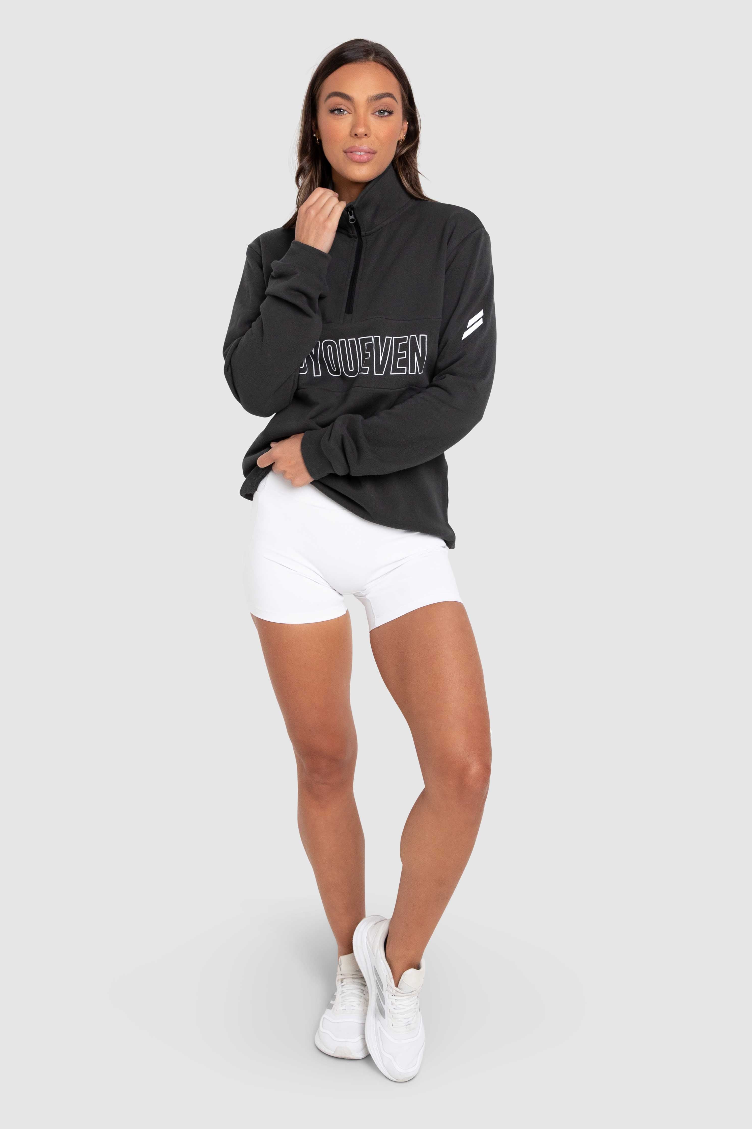 Essential ¼ Zip Jumper - Charcoal sold by DOYOUEVEN product image thumbnail 3