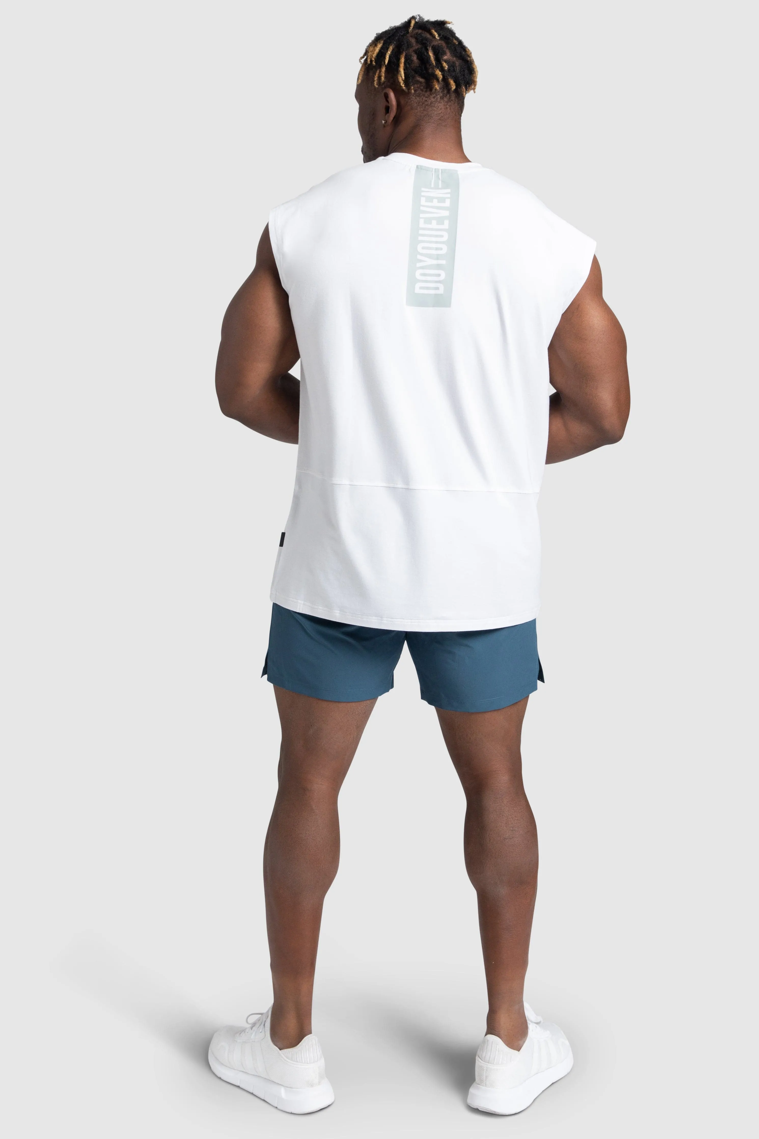 Energy Oversize Cutoff Tank - White sold by DOYOUEVEN product image thumbnail 3