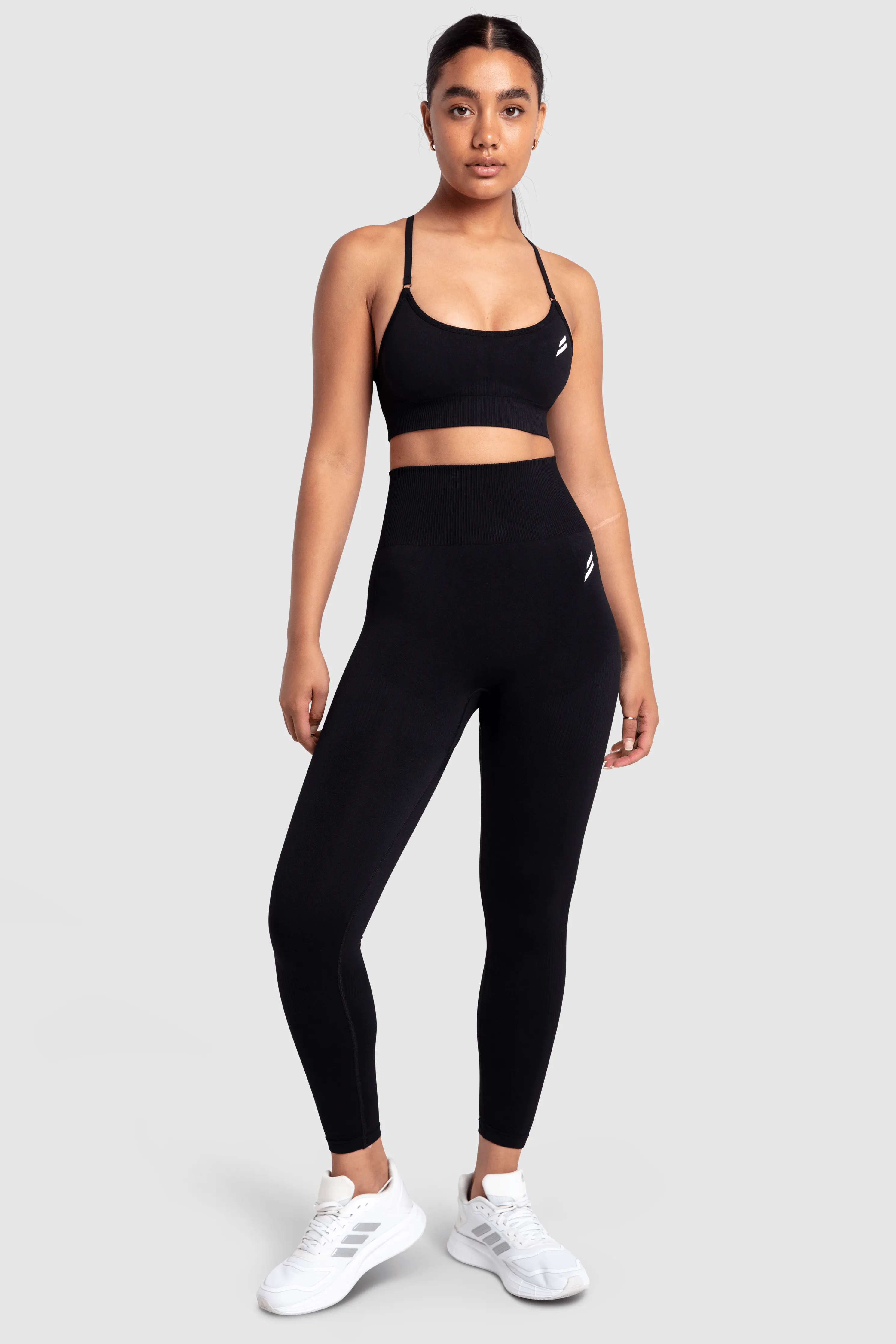 Impact Solid Leggings - Jet Black sold by DOYOUEVEN product image thumbnail 2