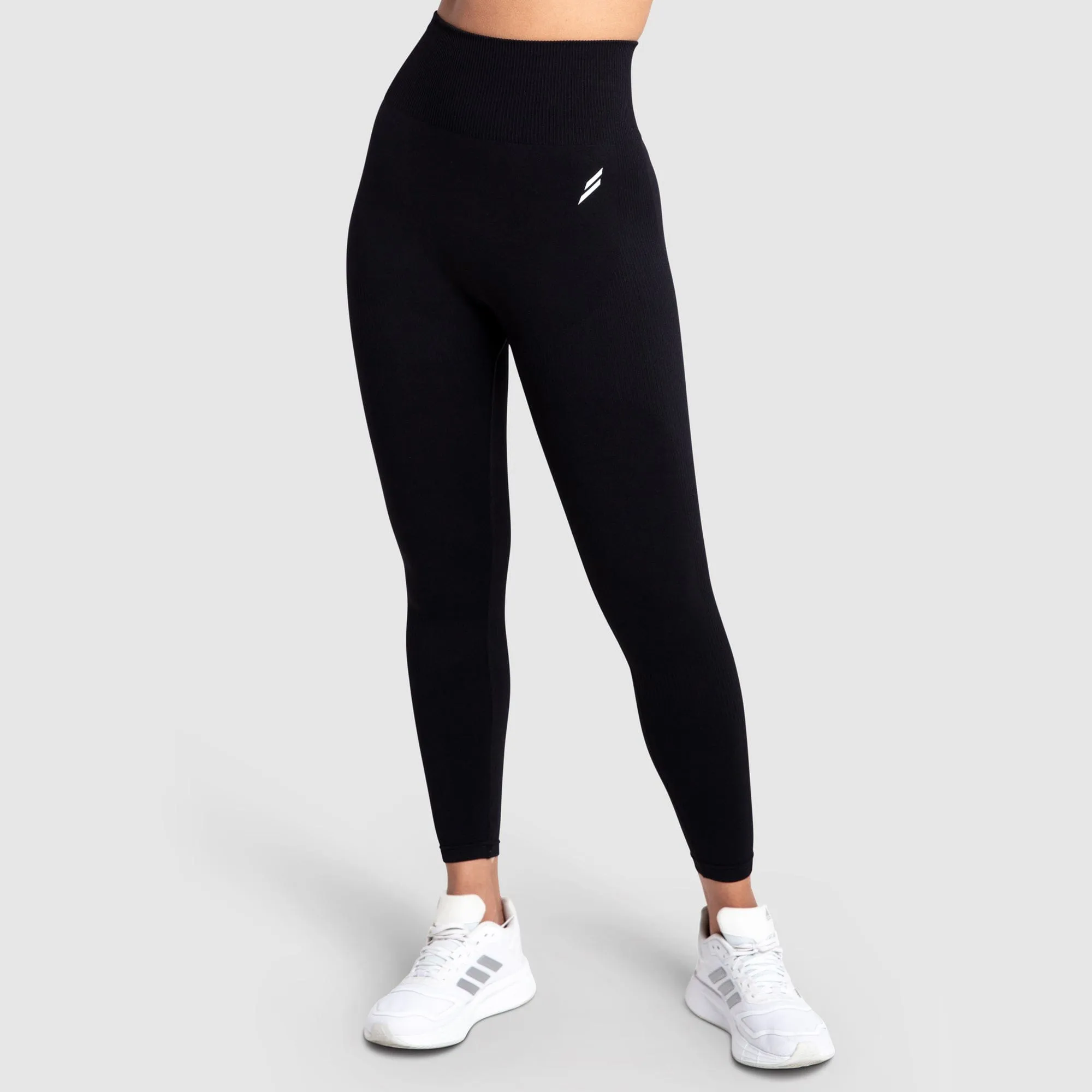 Impact Solid Leggings - Jet Black sold by DOYOUEVEN