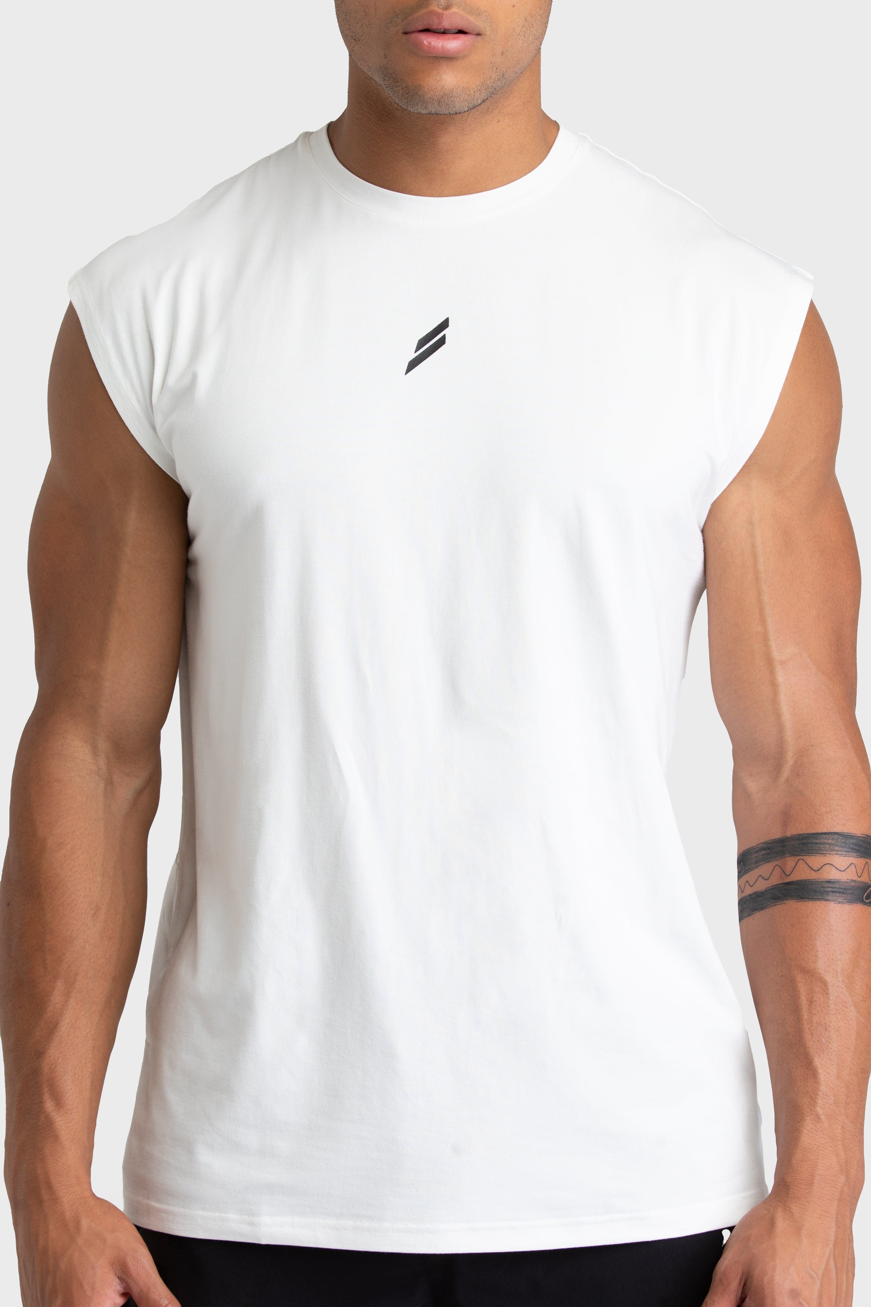 Mark Oversize Cutoff Tank - White sold by DOYOUEVEN product image thumbnail 5