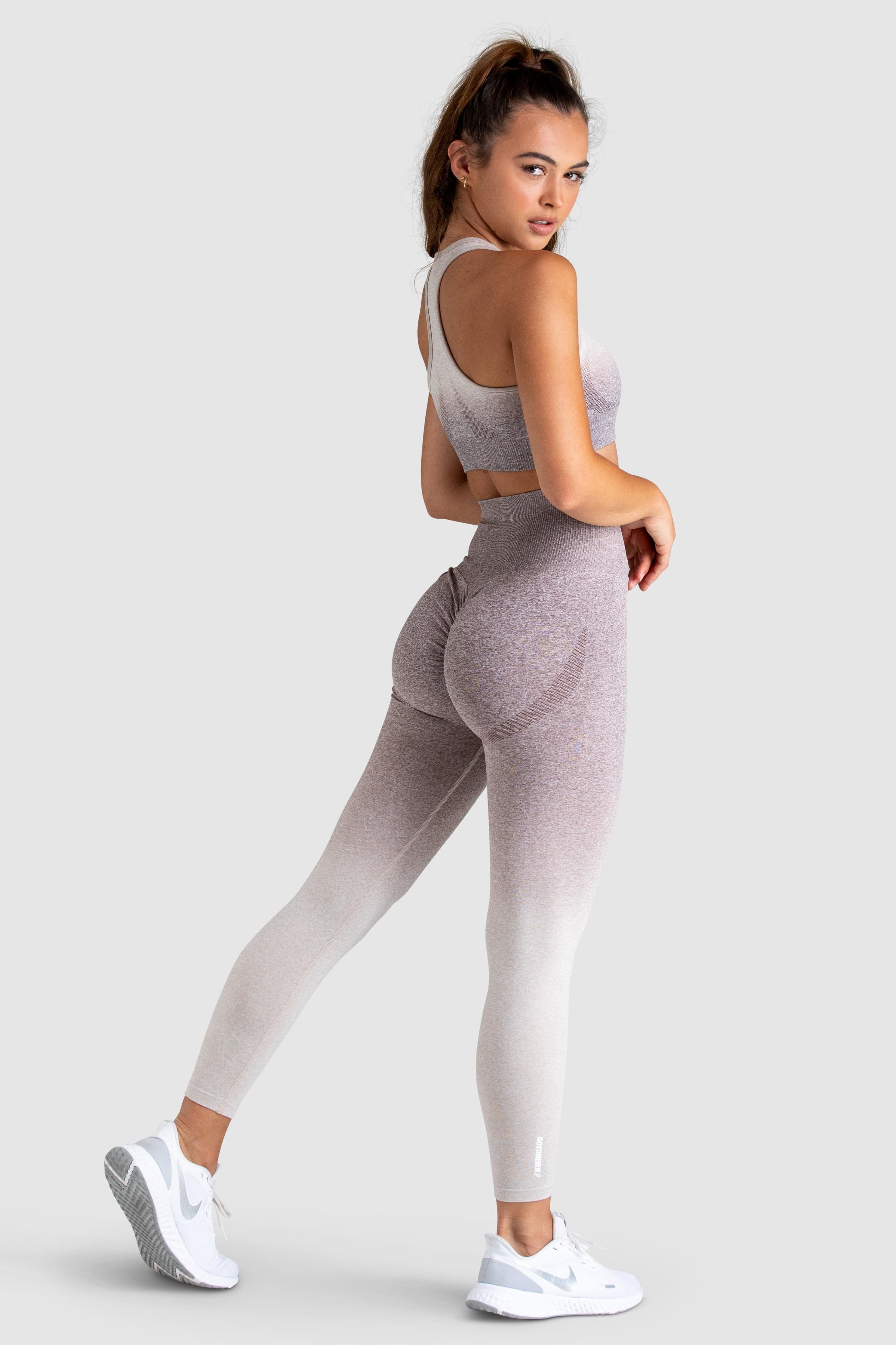 Ombre Scrunch Seamless Leggings - Taupe sold by DOYOUEVEN product image thumbnail 6