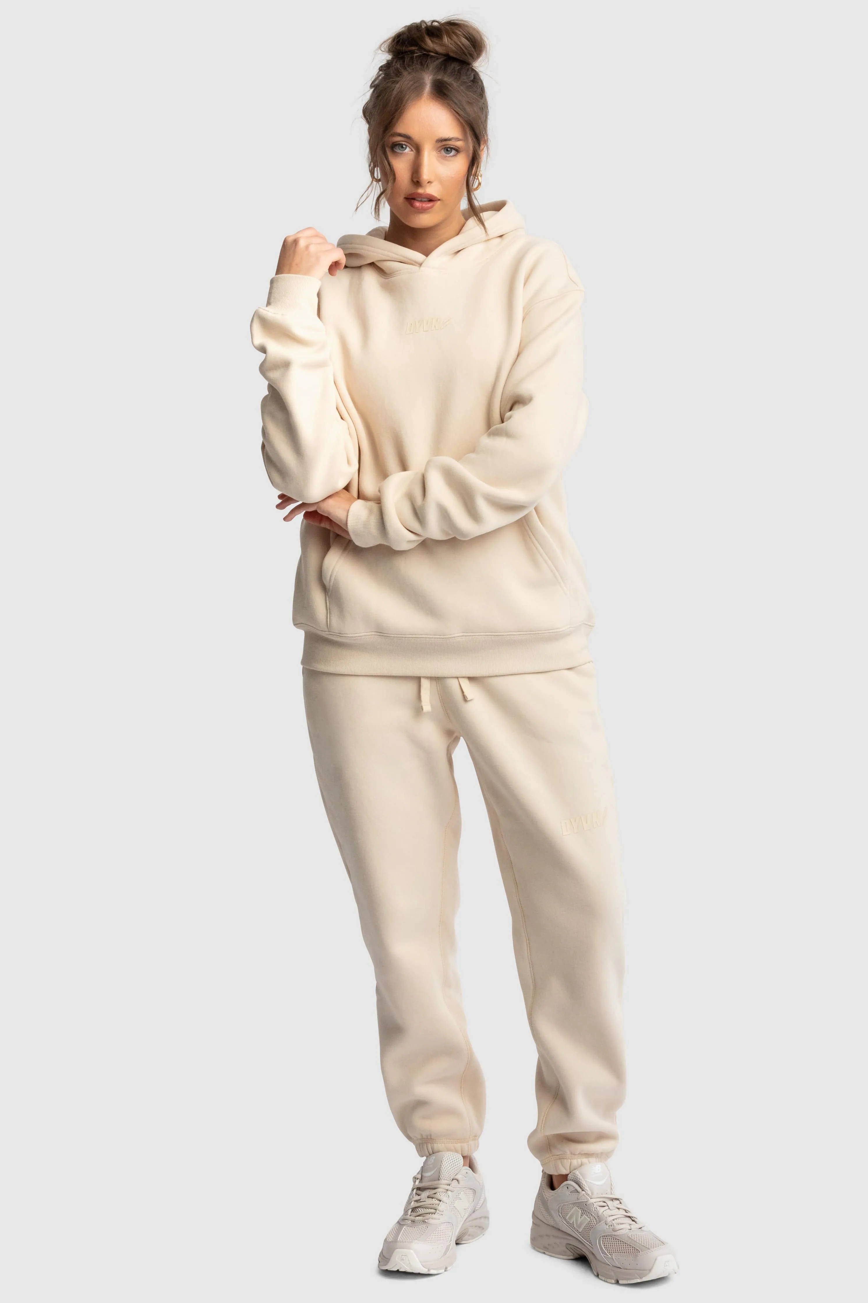 Women's DYVN Relaxed Fit Hoodie - Cream sold by DOYOUEVEN product image thumbnail 2