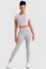 Hyperflex 2 Cropped Tee - Light Grey sold by DOYOUEVEN