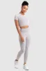 Hyperflex 2 Cropped Tee - Light Grey sold by DOYOUEVEN