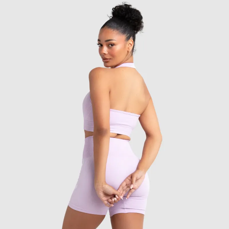 Hyperflex 2 Halter Neck Crop - Lilac sold by DOYOUEVEN