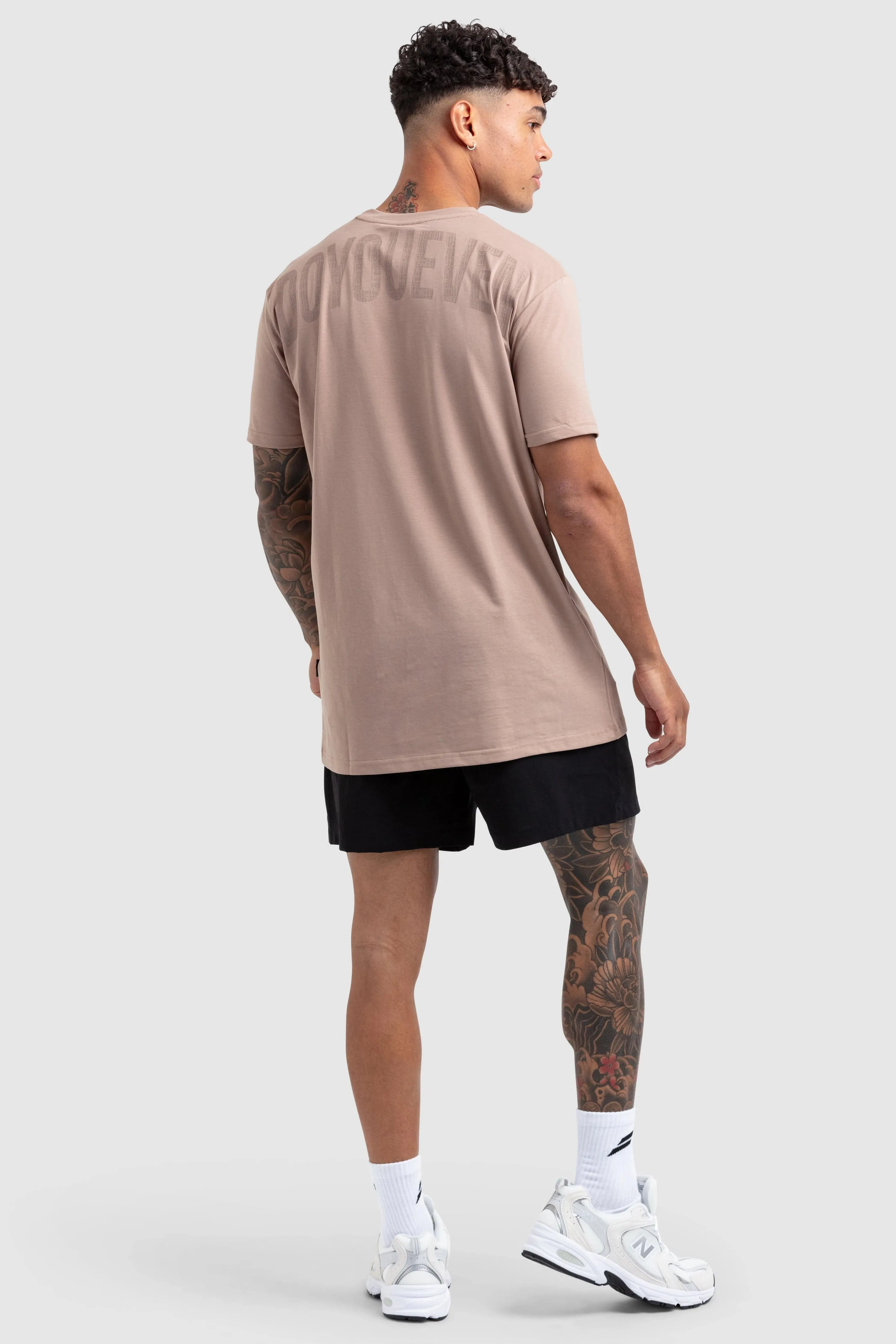 Power Regular Fit Tee V2 - Light Taupe sold by DOYOUEVEN product image thumbnail 4