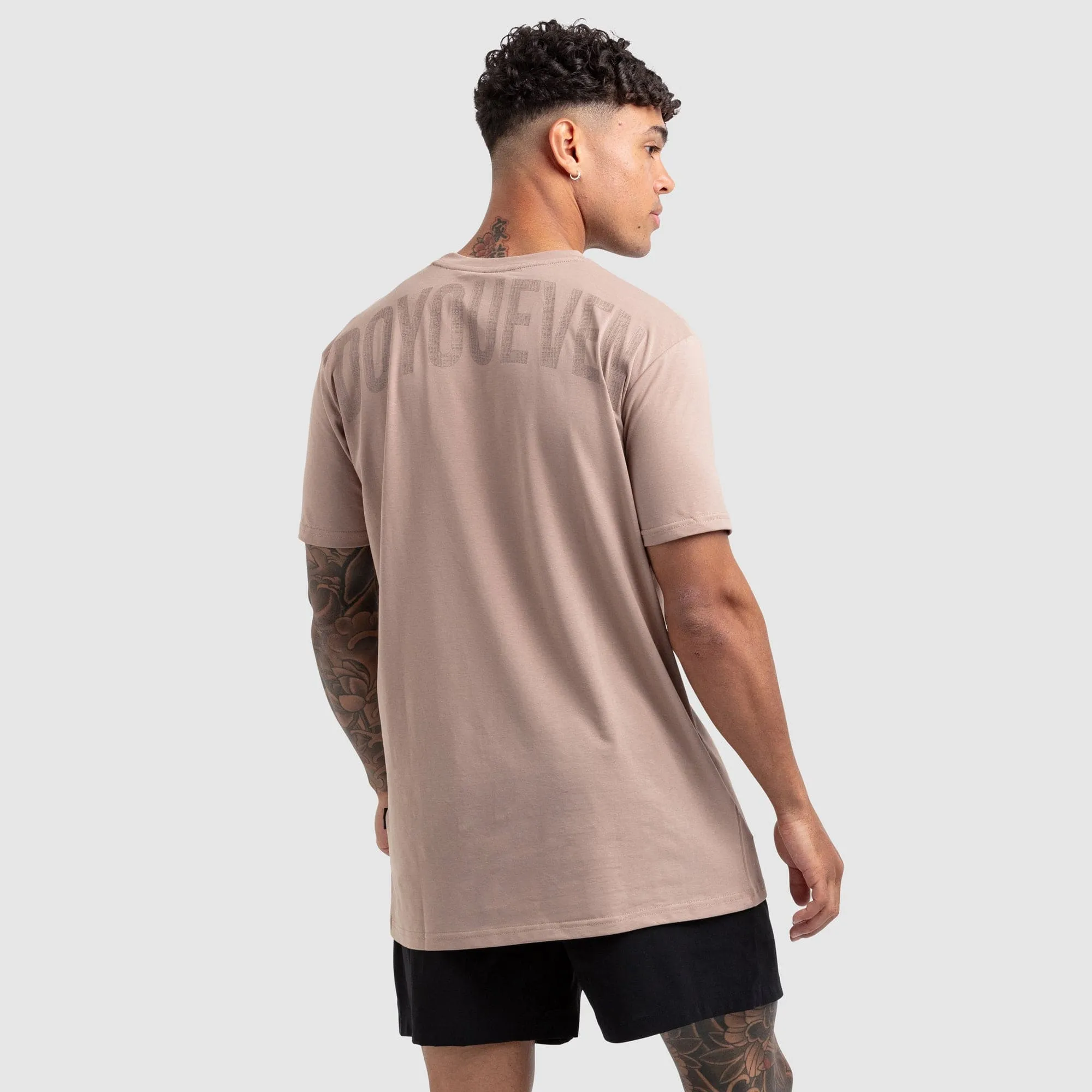 Power Regular Fit Tee V2 - Light Taupe sold by DOYOUEVEN