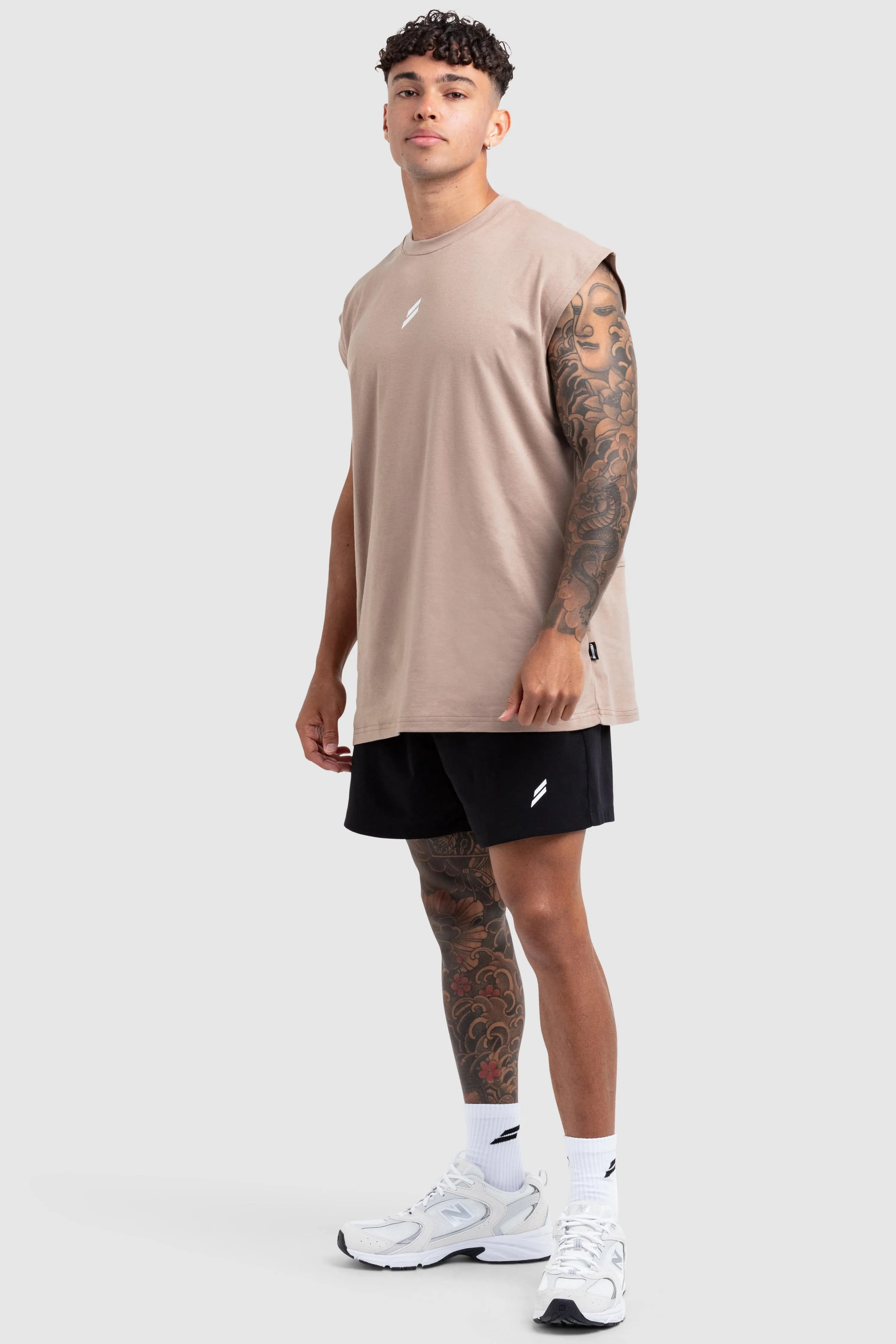 Mark Oversize Cutoff Tank - Light Taupe sold by DOYOUEVEN product image thumbnail 3