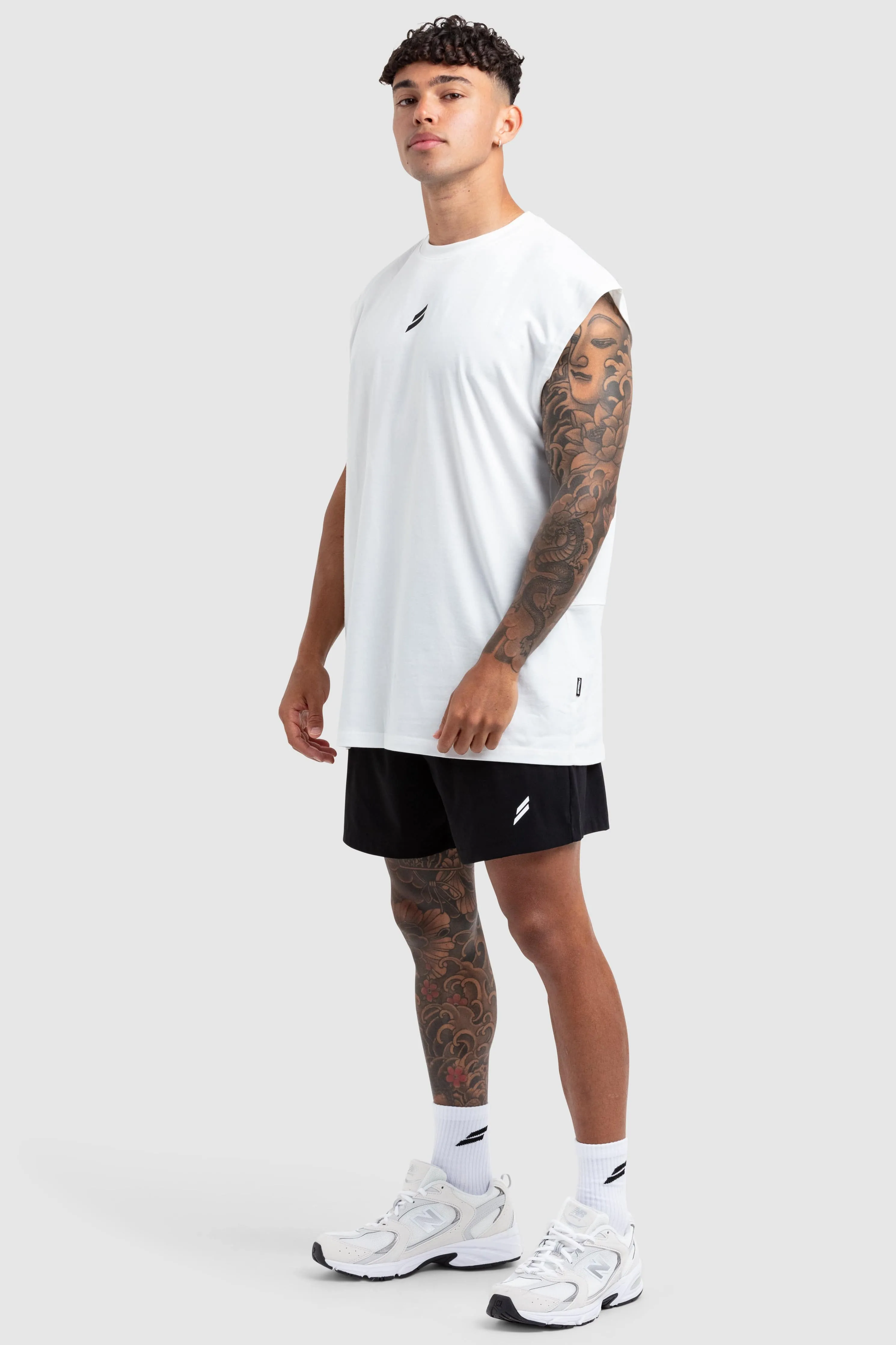 Mark Oversize Cutoff Tank - White sold by DOYOUEVEN product image thumbnail 3