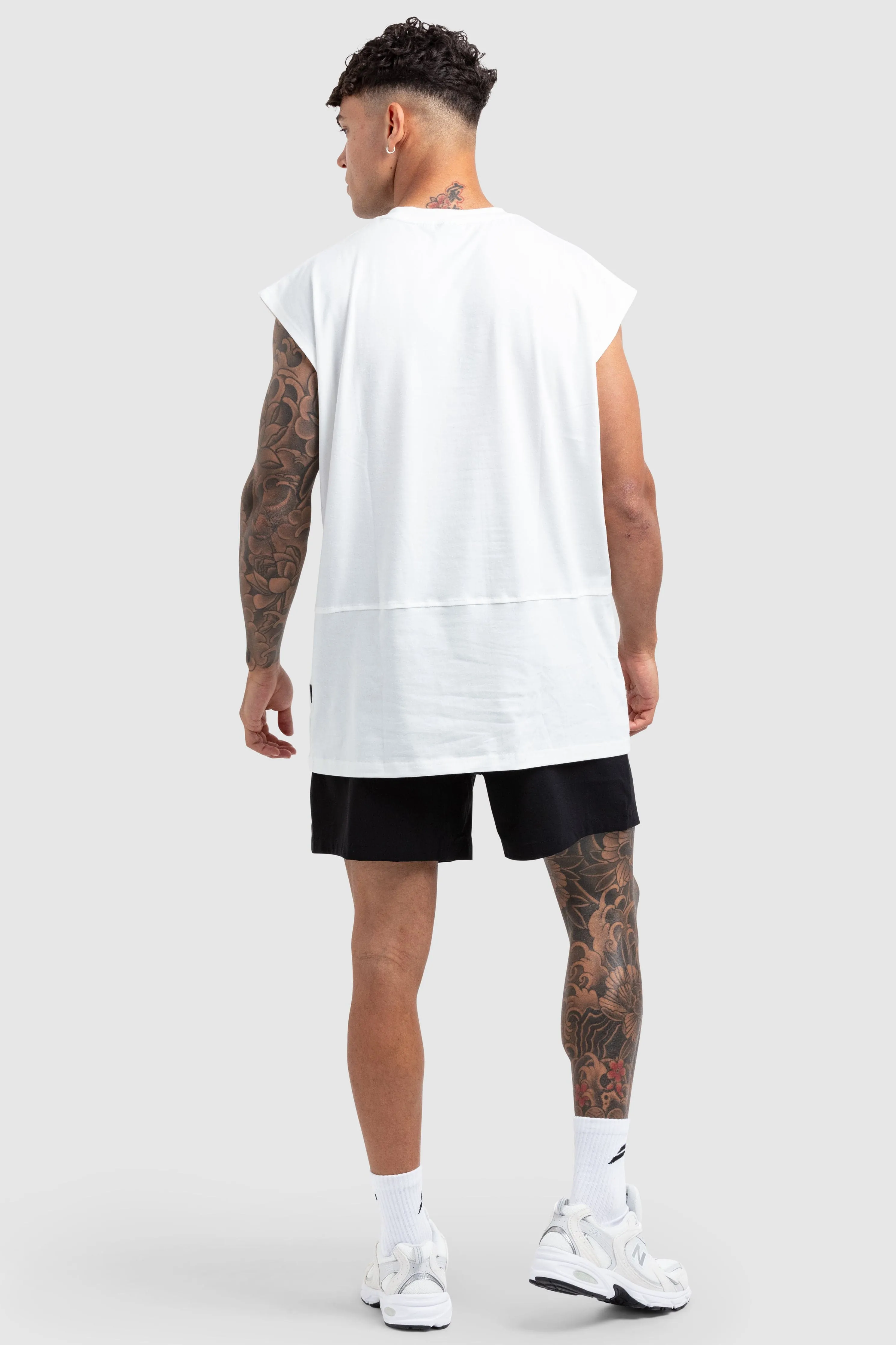 Mark Oversize Cutoff Tank - White sold by DOYOUEVEN product image thumbnail 5