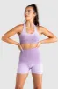 Ombre Scrunch Seamless Shorts - Purple sold by DOYOUEVEN