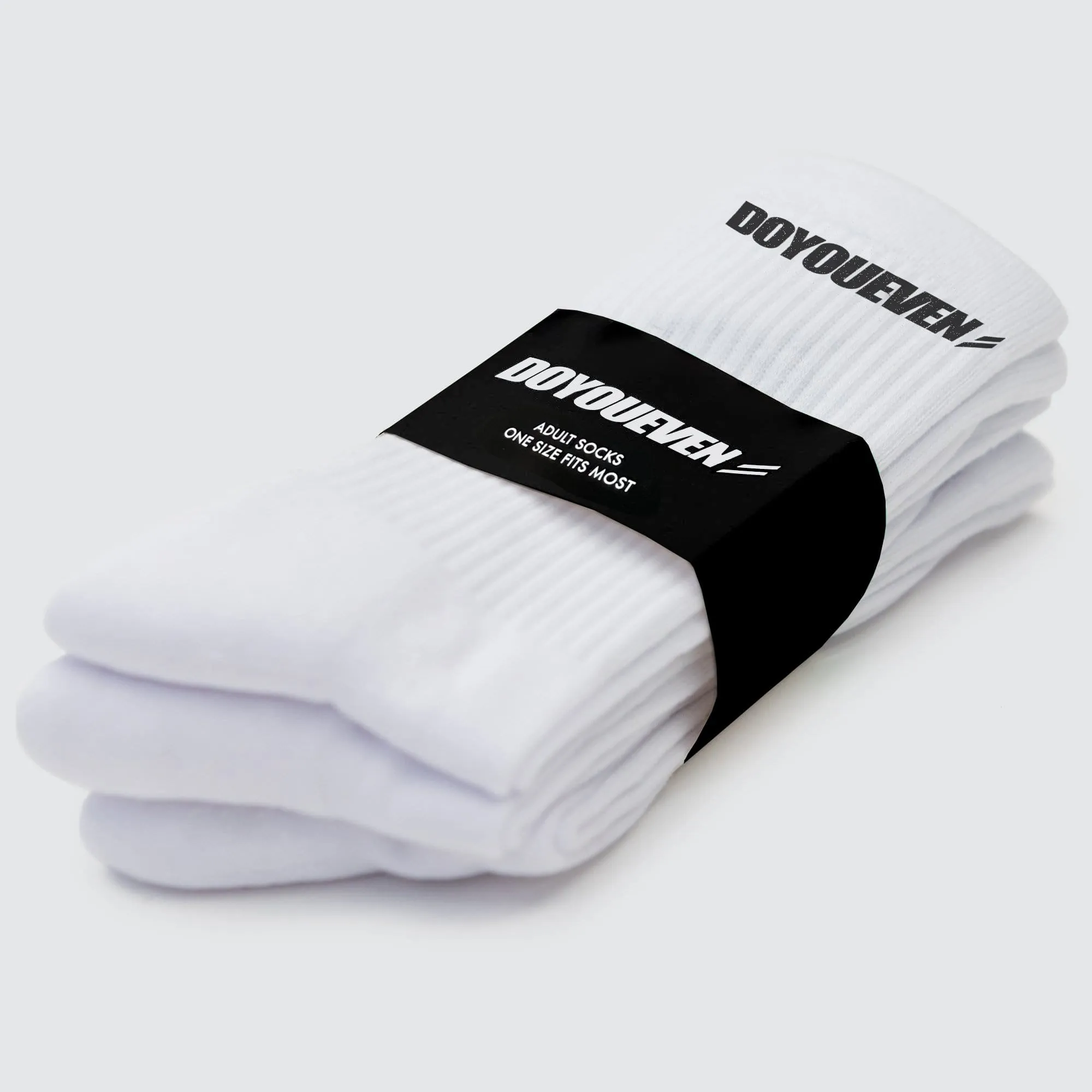 Prime Crew Socks 2pk - White sold by DOYOUEVEN
