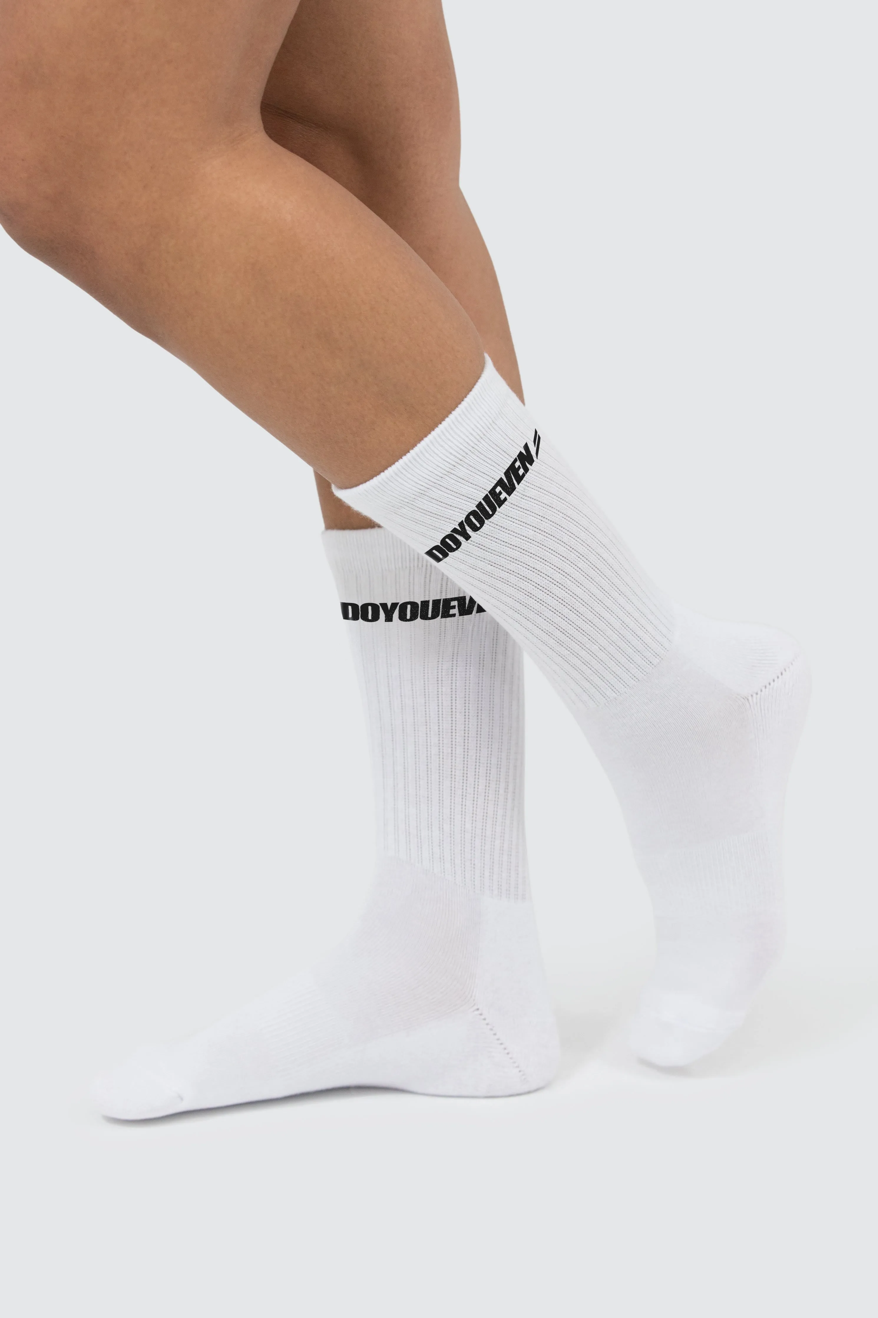 Prime Crew Socks 2pk - White sold by DOYOUEVEN product image thumbnail 5
