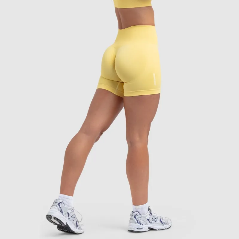 Scrunch 2 Seamless Shorts - Butter Yellow sold by DOYOUEVEN