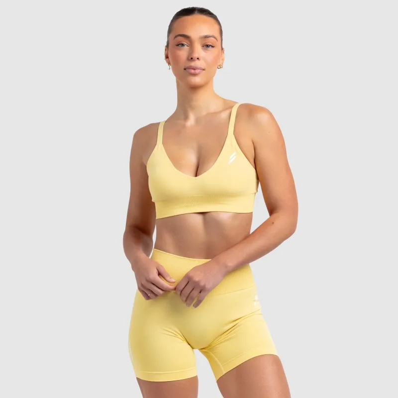 Scrunch 2 Seamless Crop - Butter Yellow sold by DOYOUEVEN