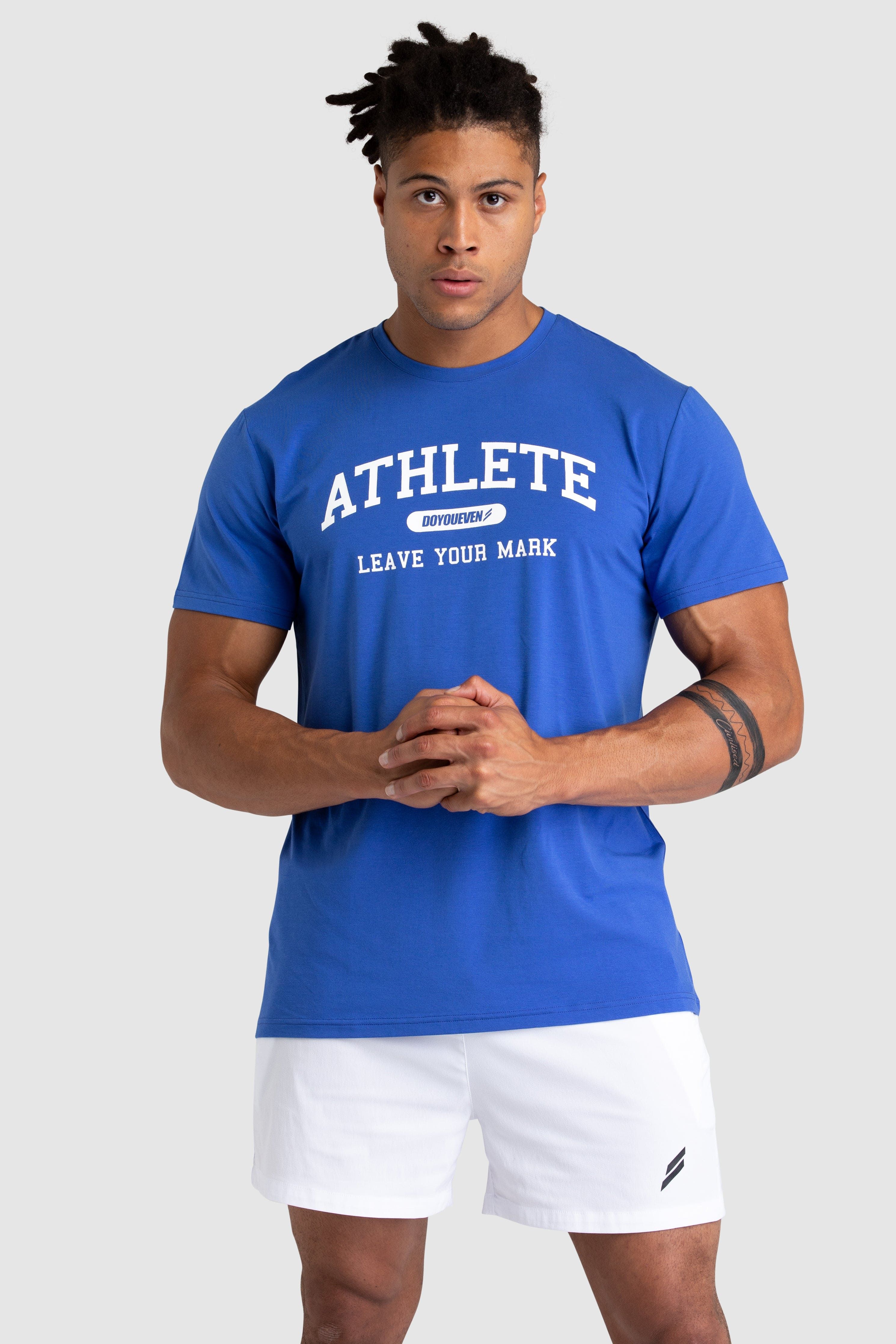 Athlete Regular Fit Tee - Blue sold by DOYOUEVEN product image thumbnail 4