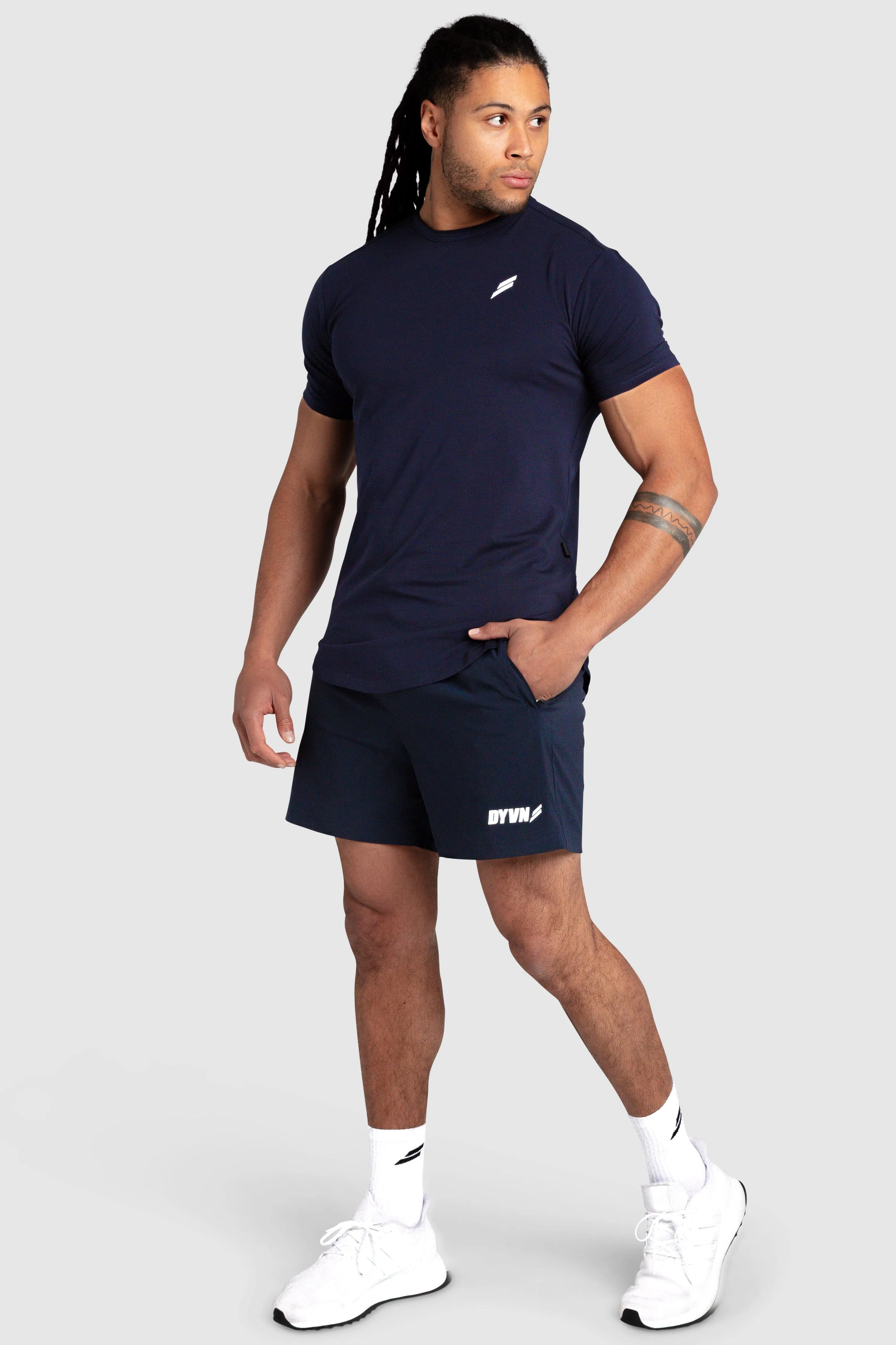 Mark Drop Tee V3 - Navy Nightsky sold by DOYOUEVEN product image thumbnail 3
