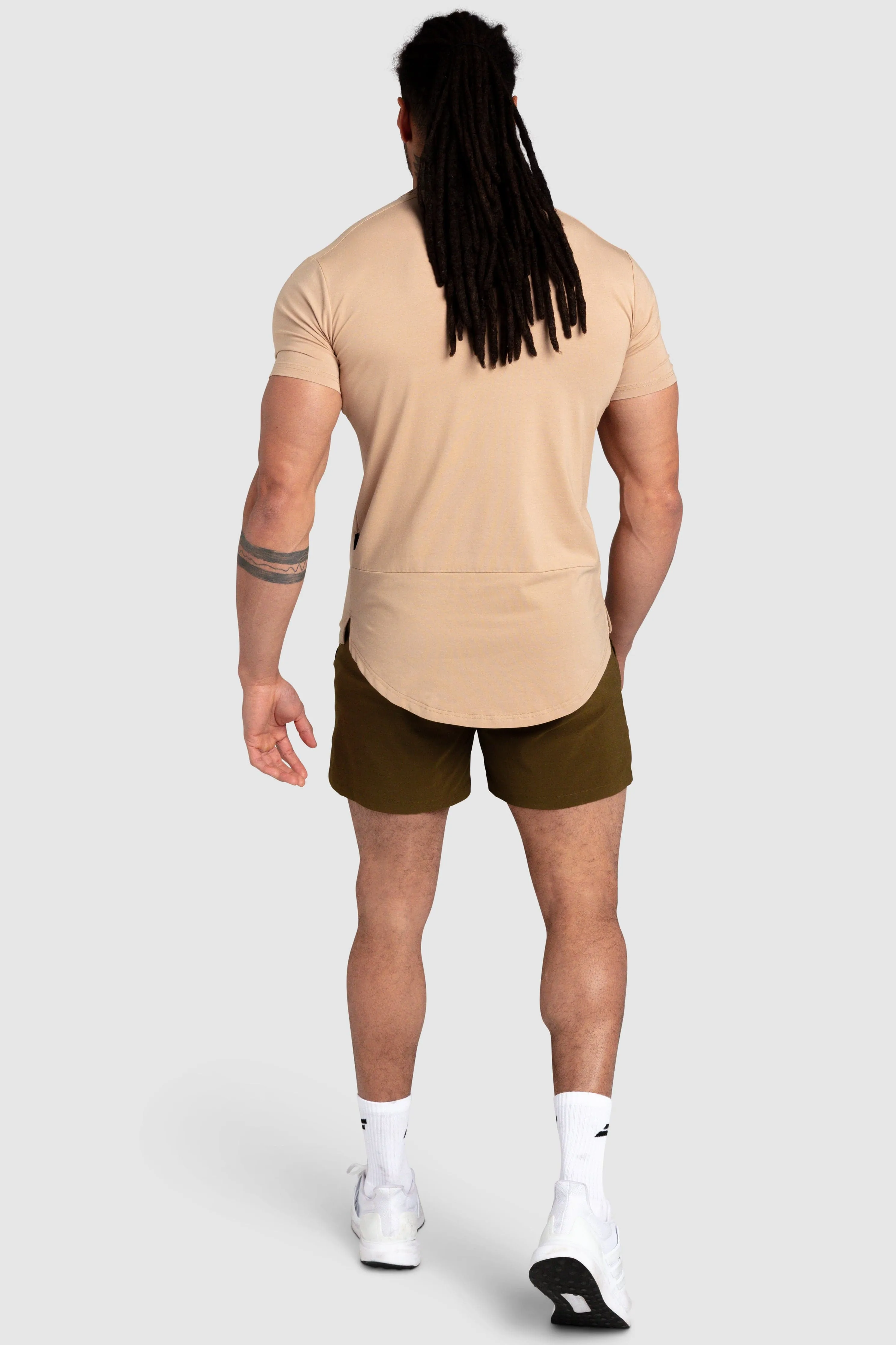 DYVN Drop Tee 'Prime' - Beige sold by DOYOUEVEN product image thumbnail 4