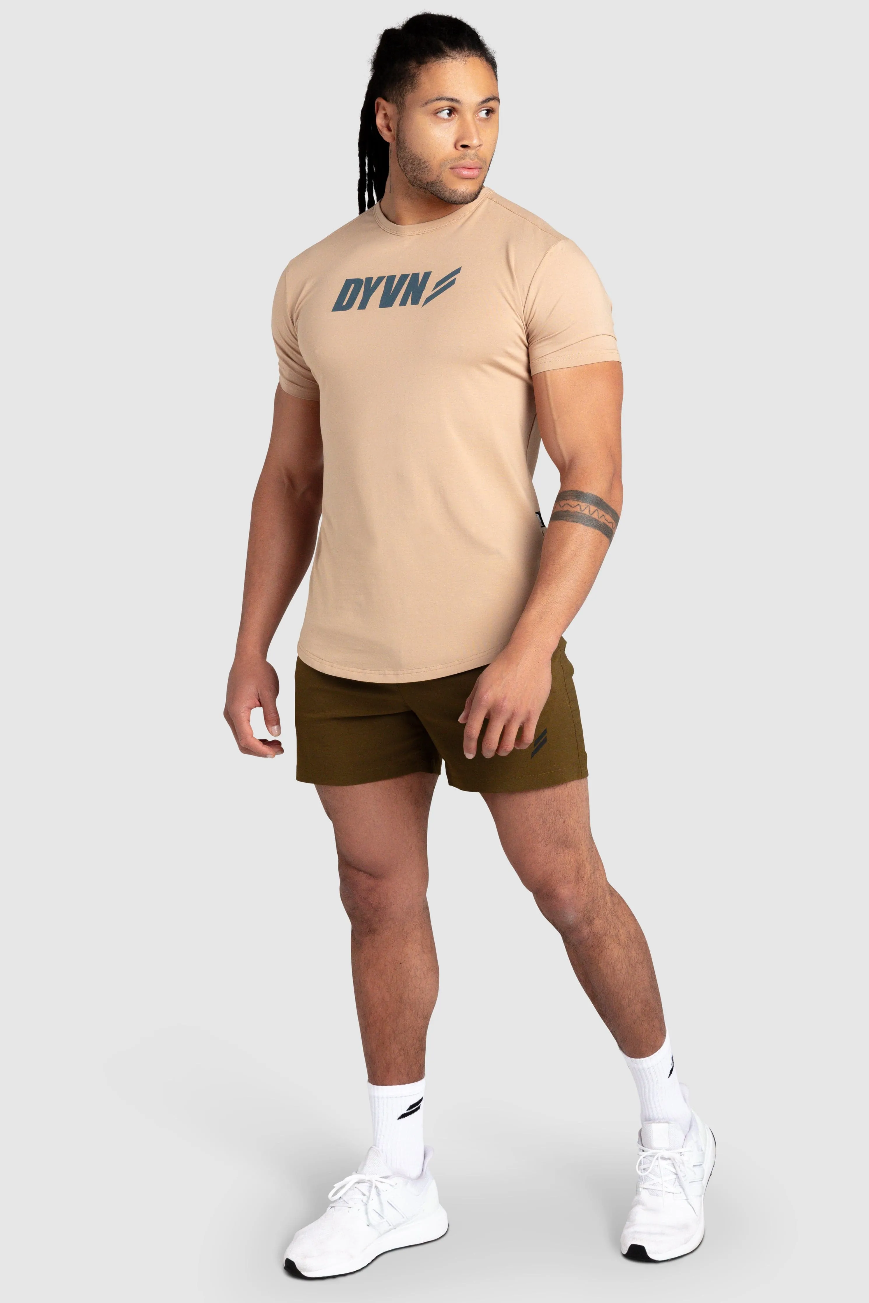 DYVN Drop Tee 'Prime' - Beige sold by DOYOUEVEN product image thumbnail 3