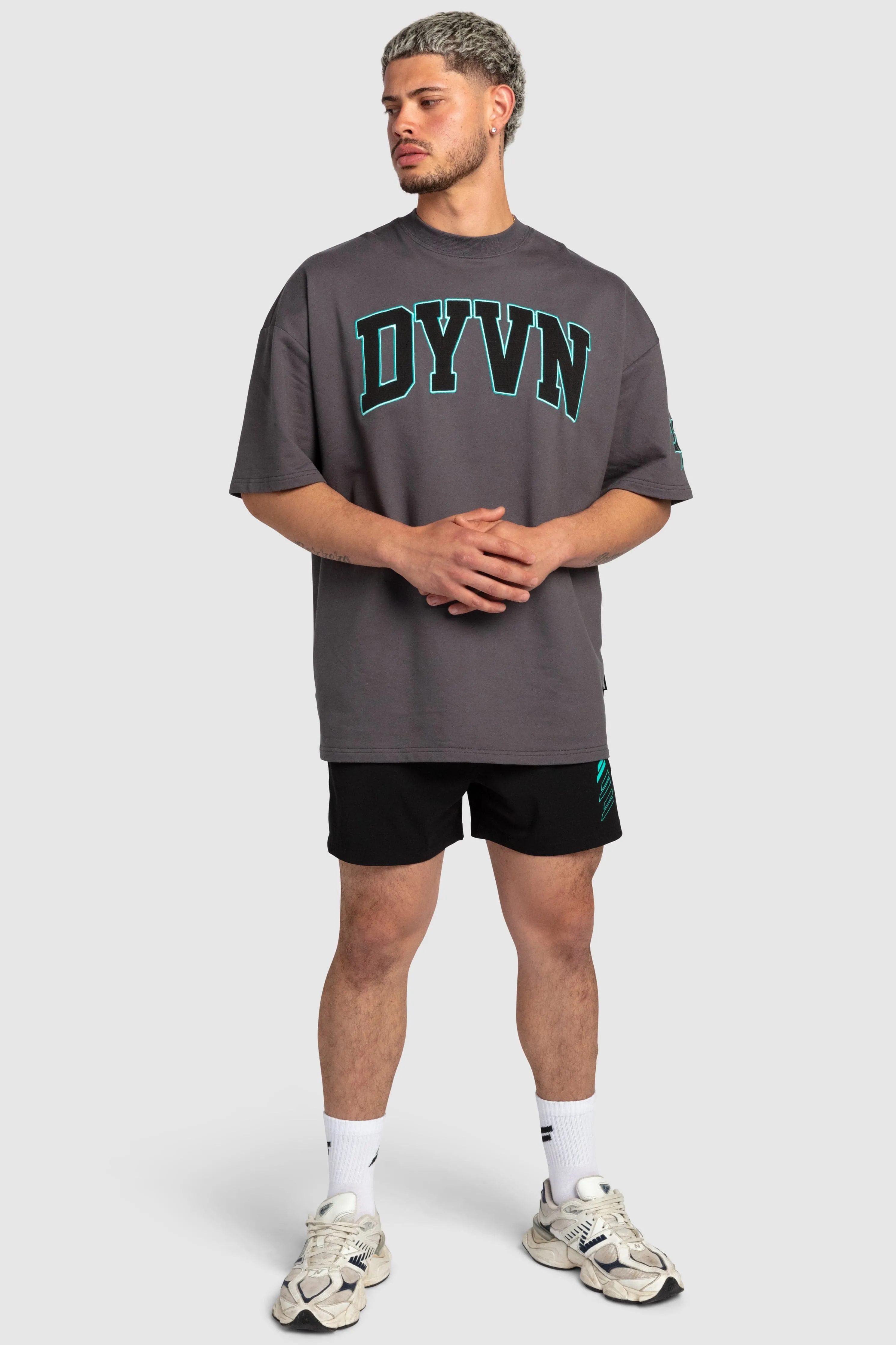 DYVN Heavyweight Oversize Tee - Charcoal sold by DOYOUEVEN product image thumbnail 3