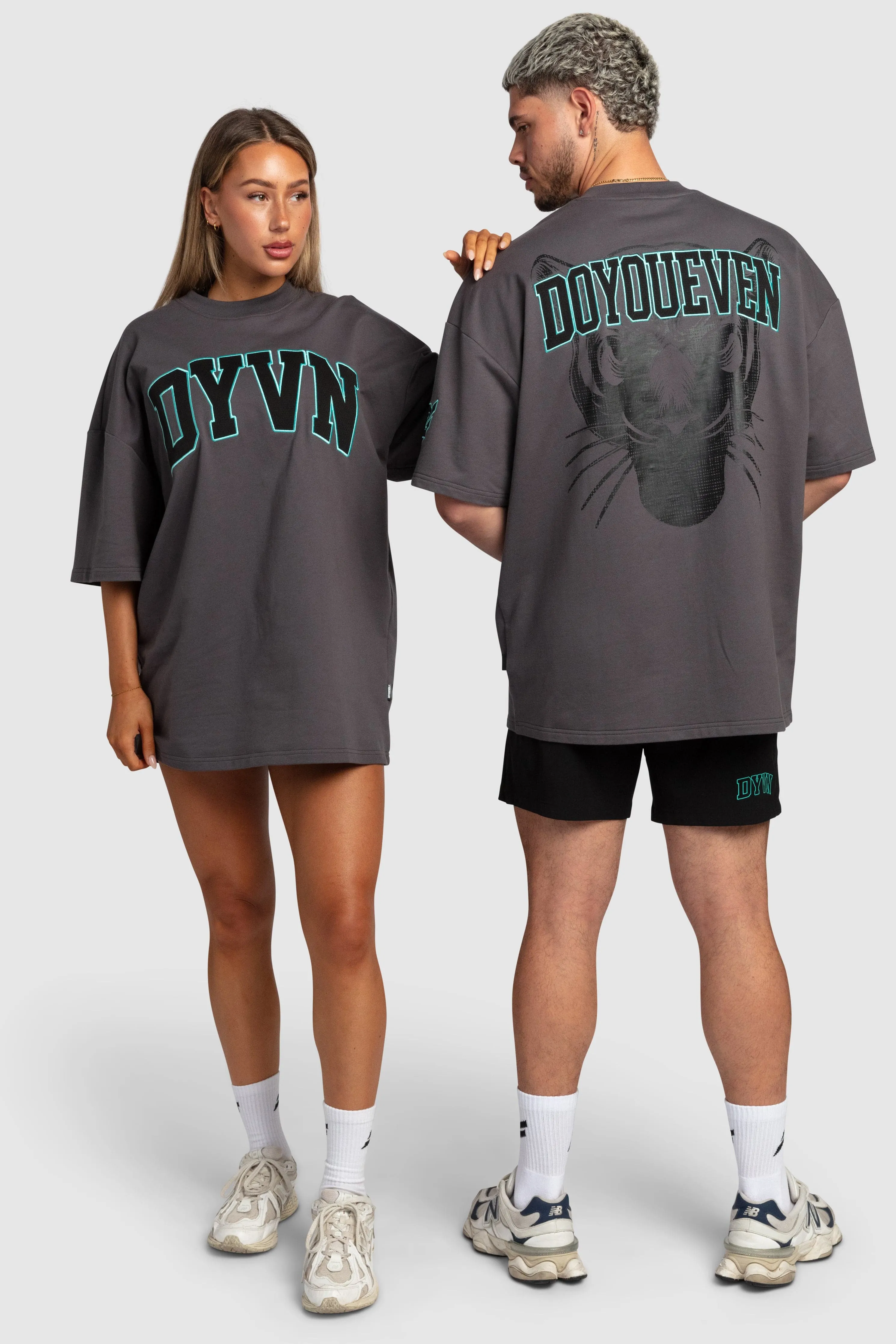 DYVN Heavyweight Oversize Tee - Charcoal sold by DOYOUEVEN product image thumbnail 2