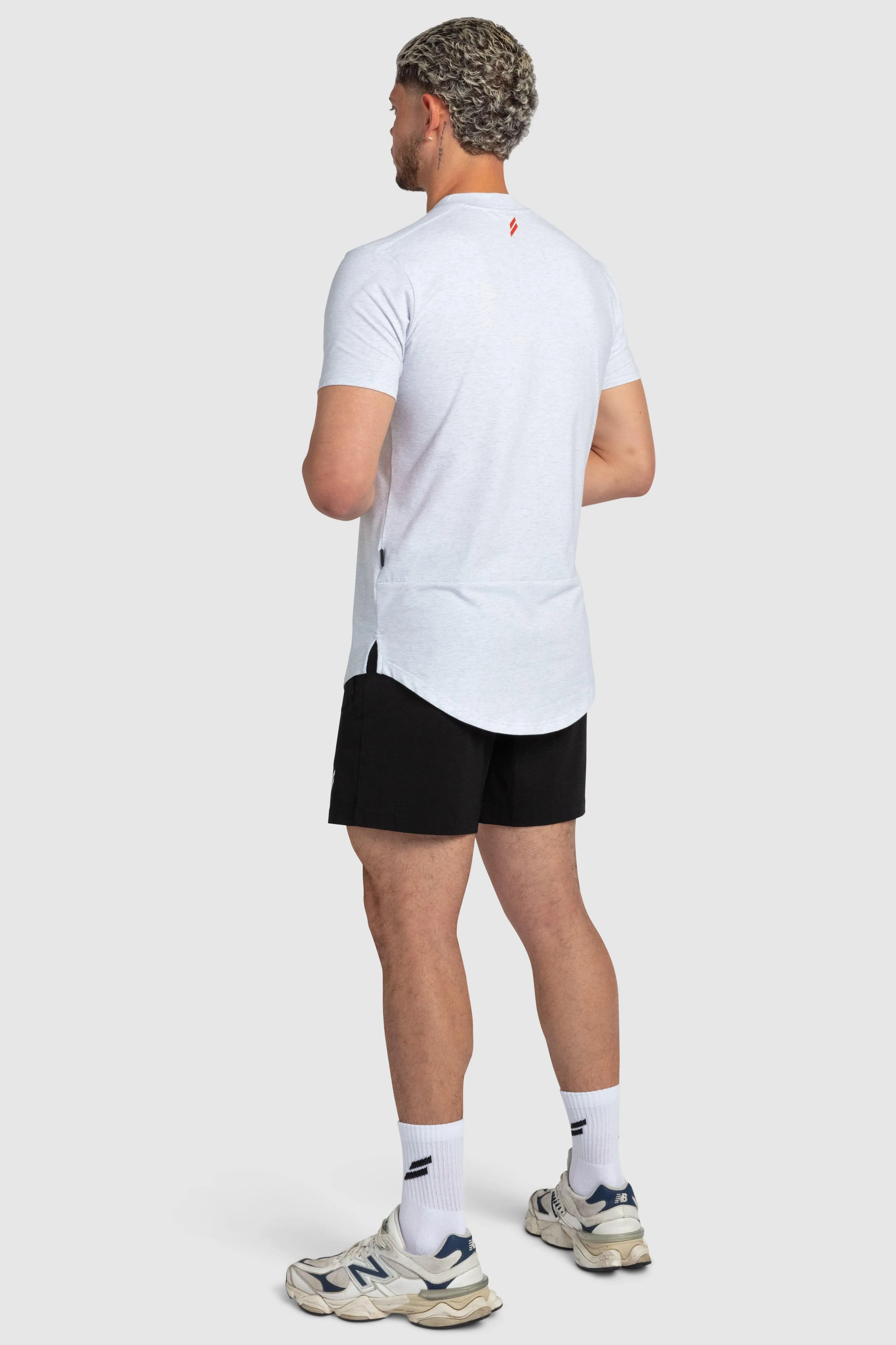 DYVN College Drop Tee - Grey Marle sold by DOYOUEVEN product image thumbnail 5