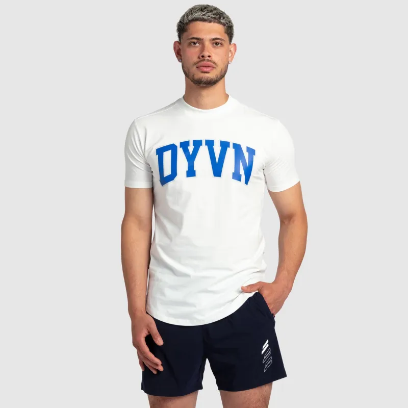 DYVN College Drop Tee - White sold by DOYOUEVEN