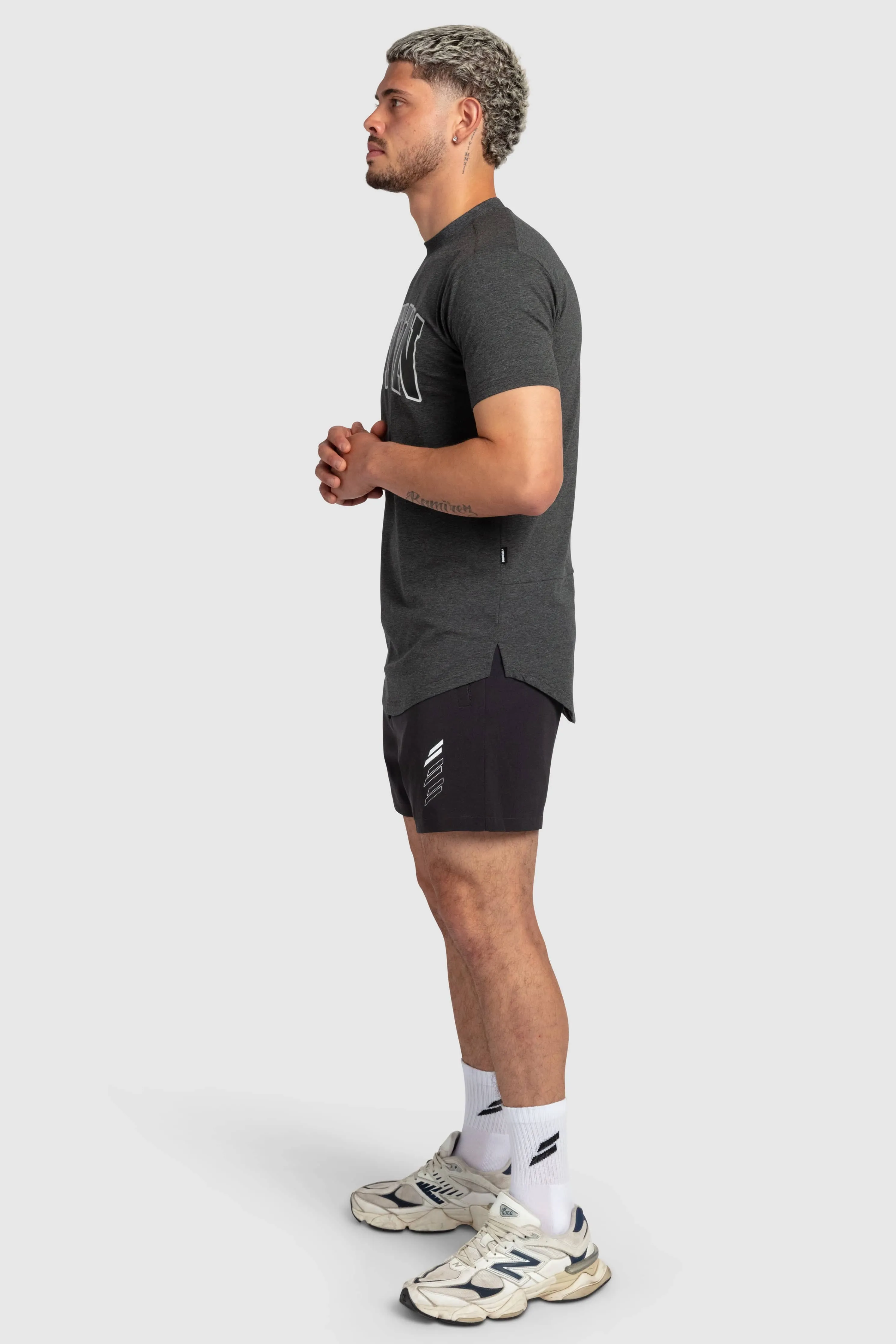 DYVN College Drop Tee - Charcoal sold by DOYOUEVEN product image thumbnail 4